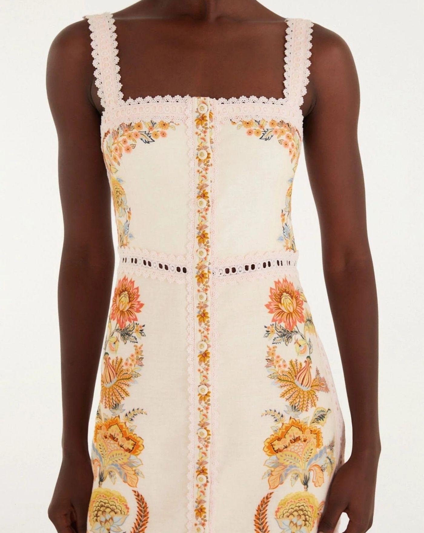 Vestido Farm Rio Ligia Light Pink 355550 PINK FARM RIO