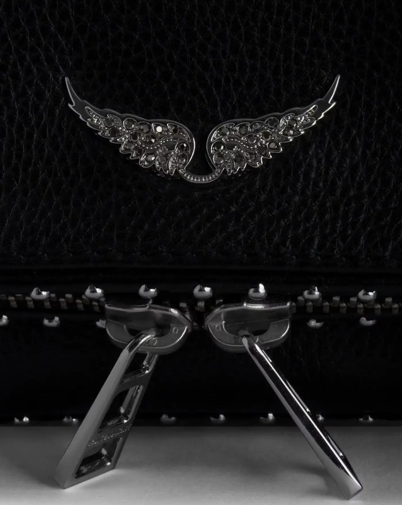 Bolso Zadig & Voltaire Rock Nano Grained Leath Studs LWBA03977 BLACK 011 ZADIG & VOLTAIRE
