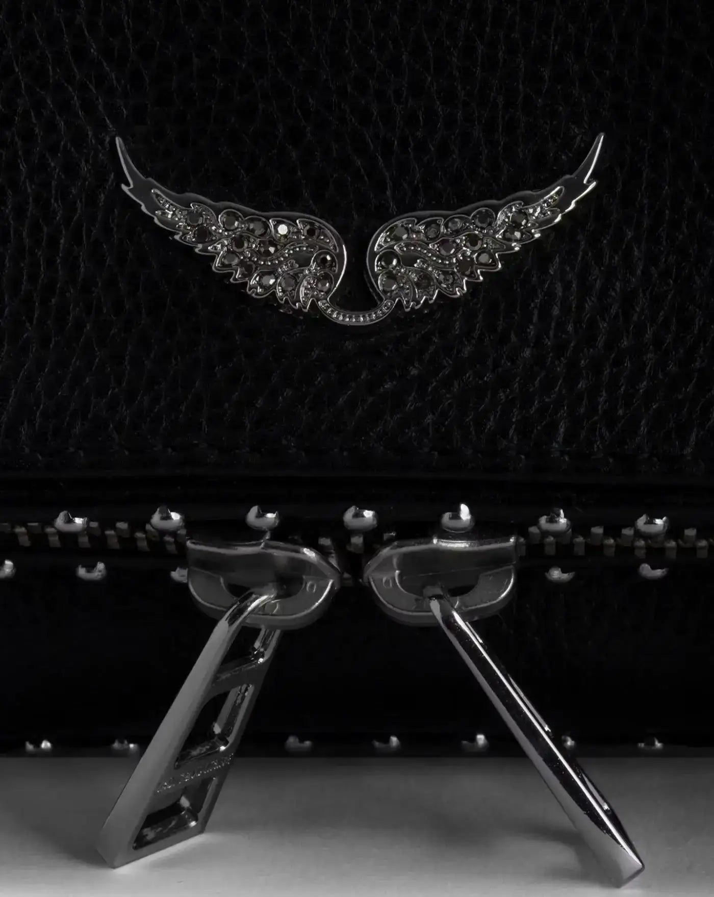 Bolso Zadig & Voltaire Rock Nano Grained Leath Studs LWBA03977 BLACK 011 ZADIG & VOLTAIRE