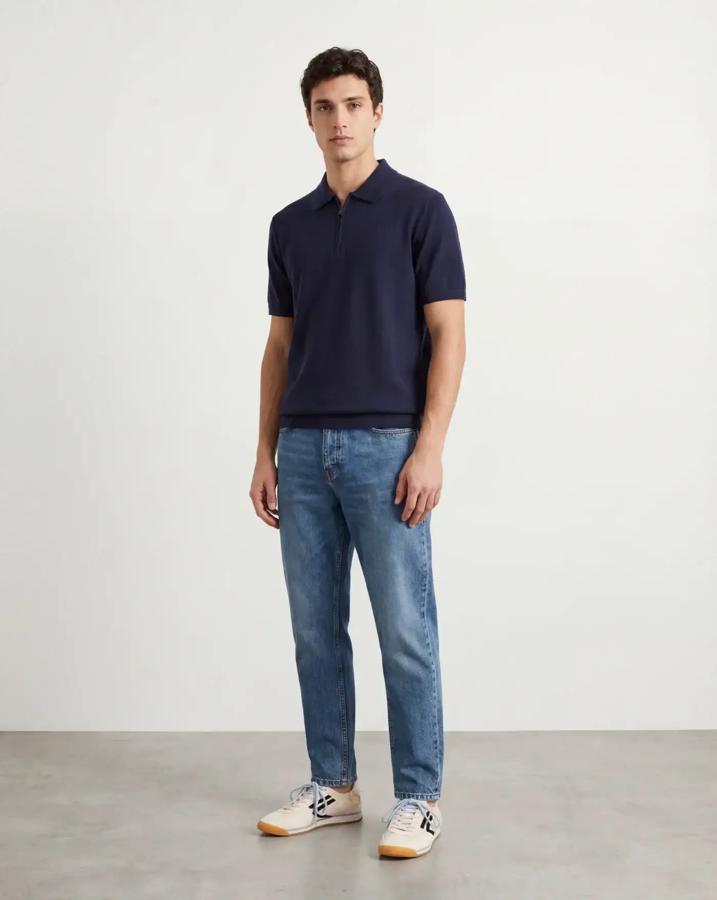 Polo Aspesi Zip 26PQM8273371 01098 ASPESI