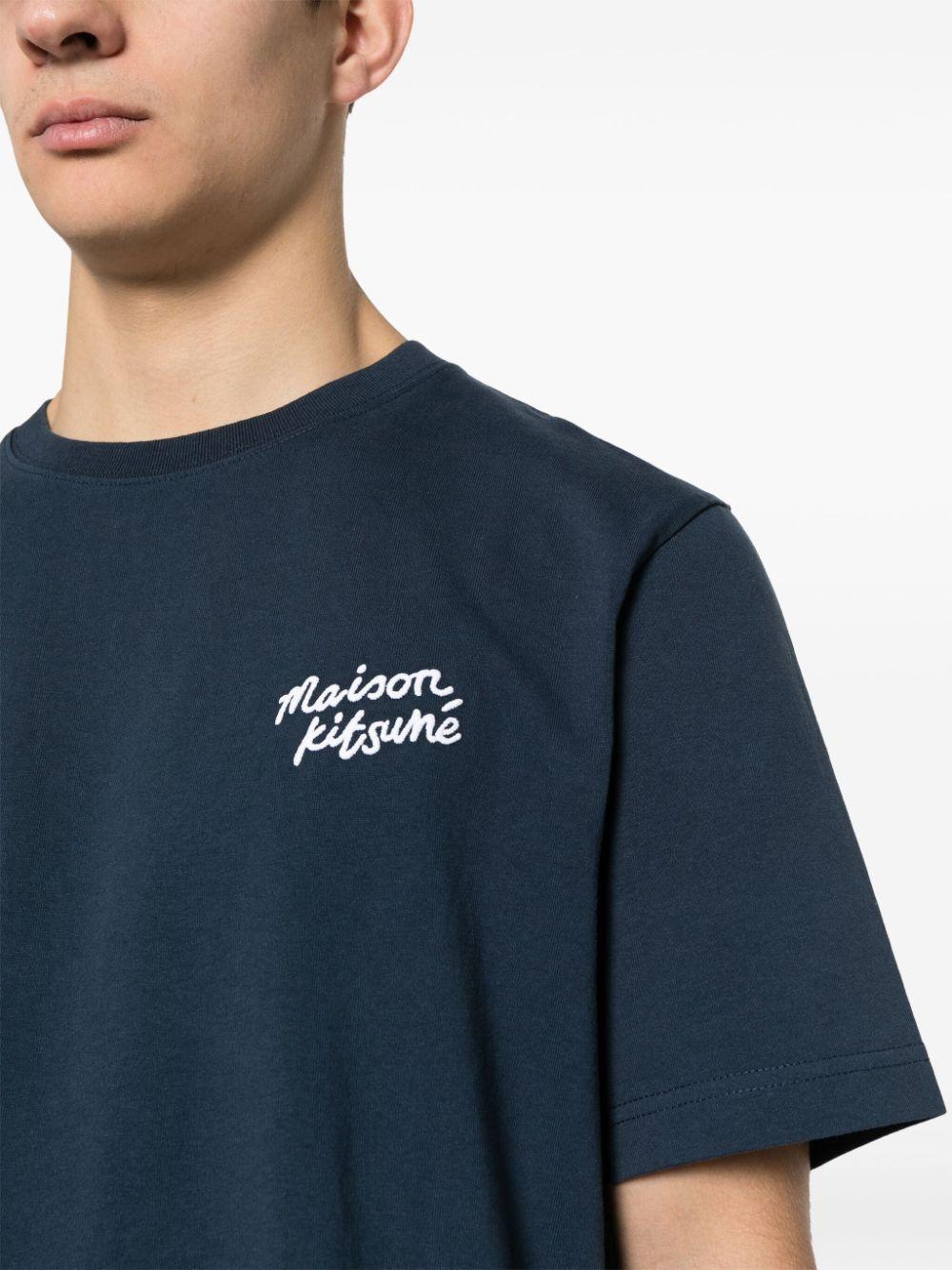 Camiseta Maison Kitsune Handwriting OM00123KJ0119 P476 MAISON KITSUNE