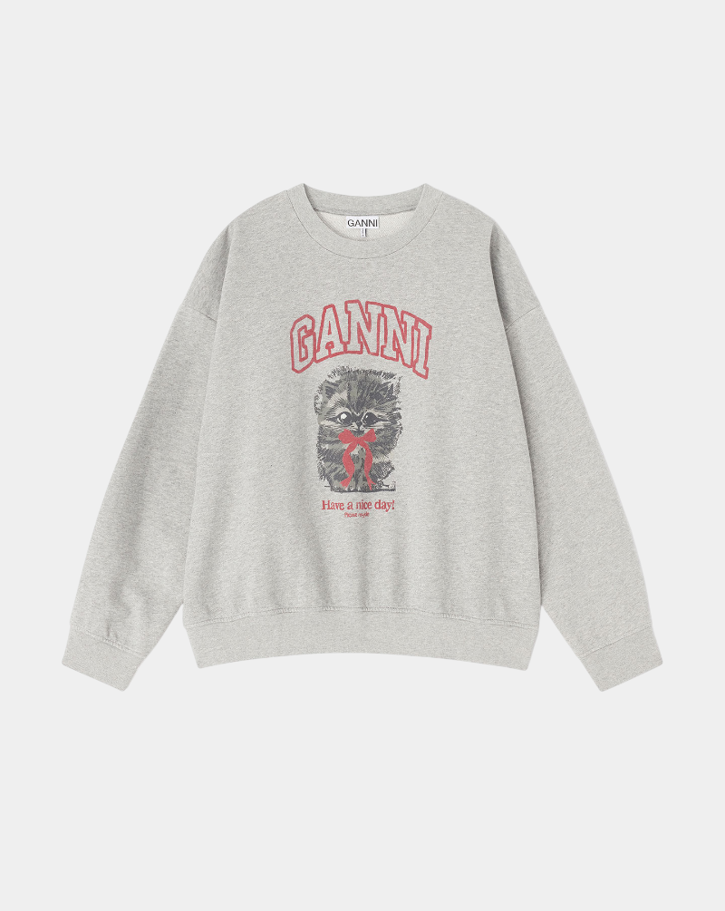 Sudadera Ganni Margot Kitty Print A1060016 920 GANNI