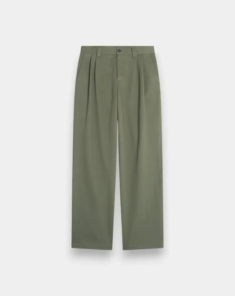 Pantalon Maison Kitsune Relaxed Pleated Pan PM01125WW9043 0079 MAISON KITSUNE