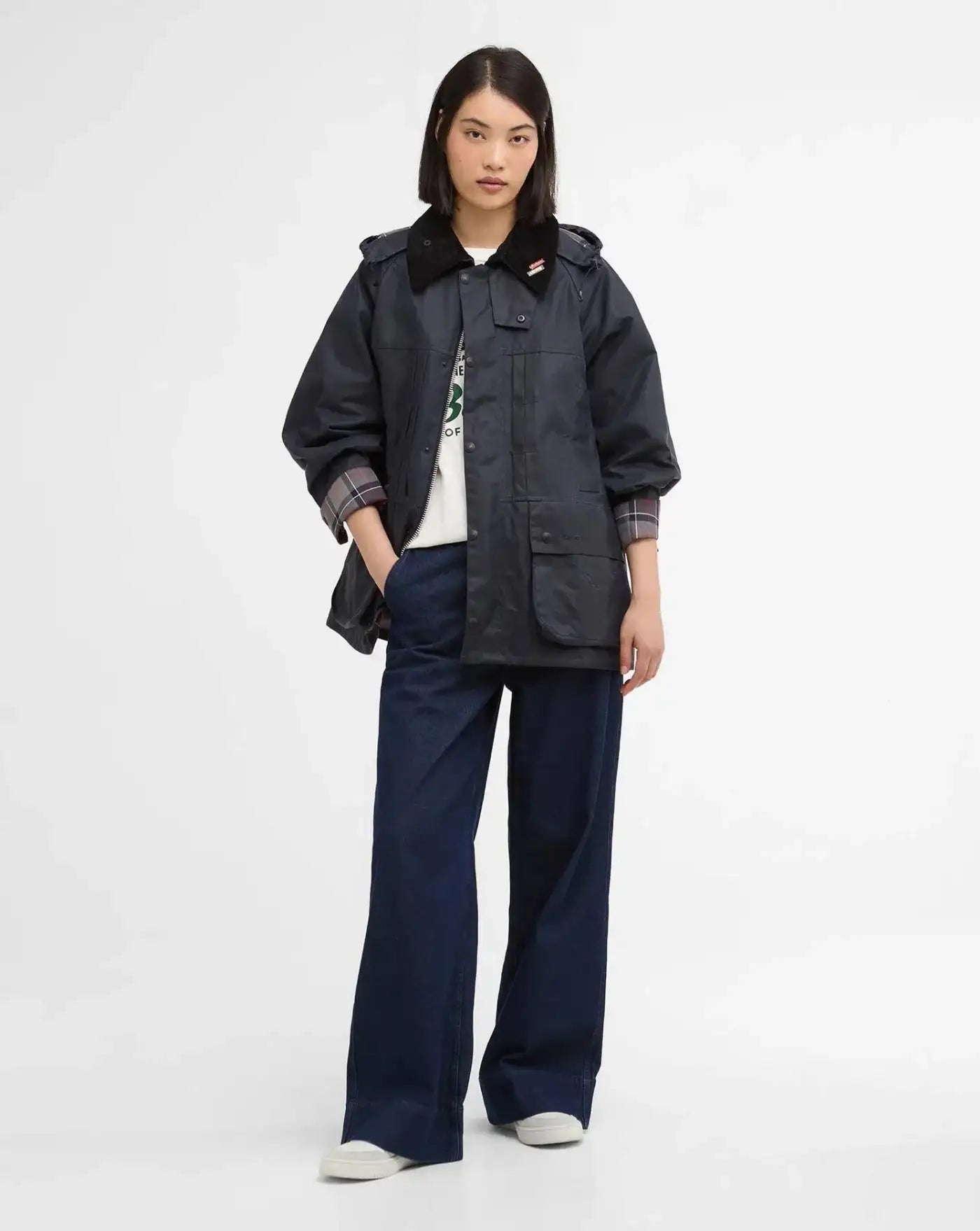 Chaqueta Barbour x Levi's Oversized Bedale Waxed Jacket MWX2510NY 71 BARBOUR