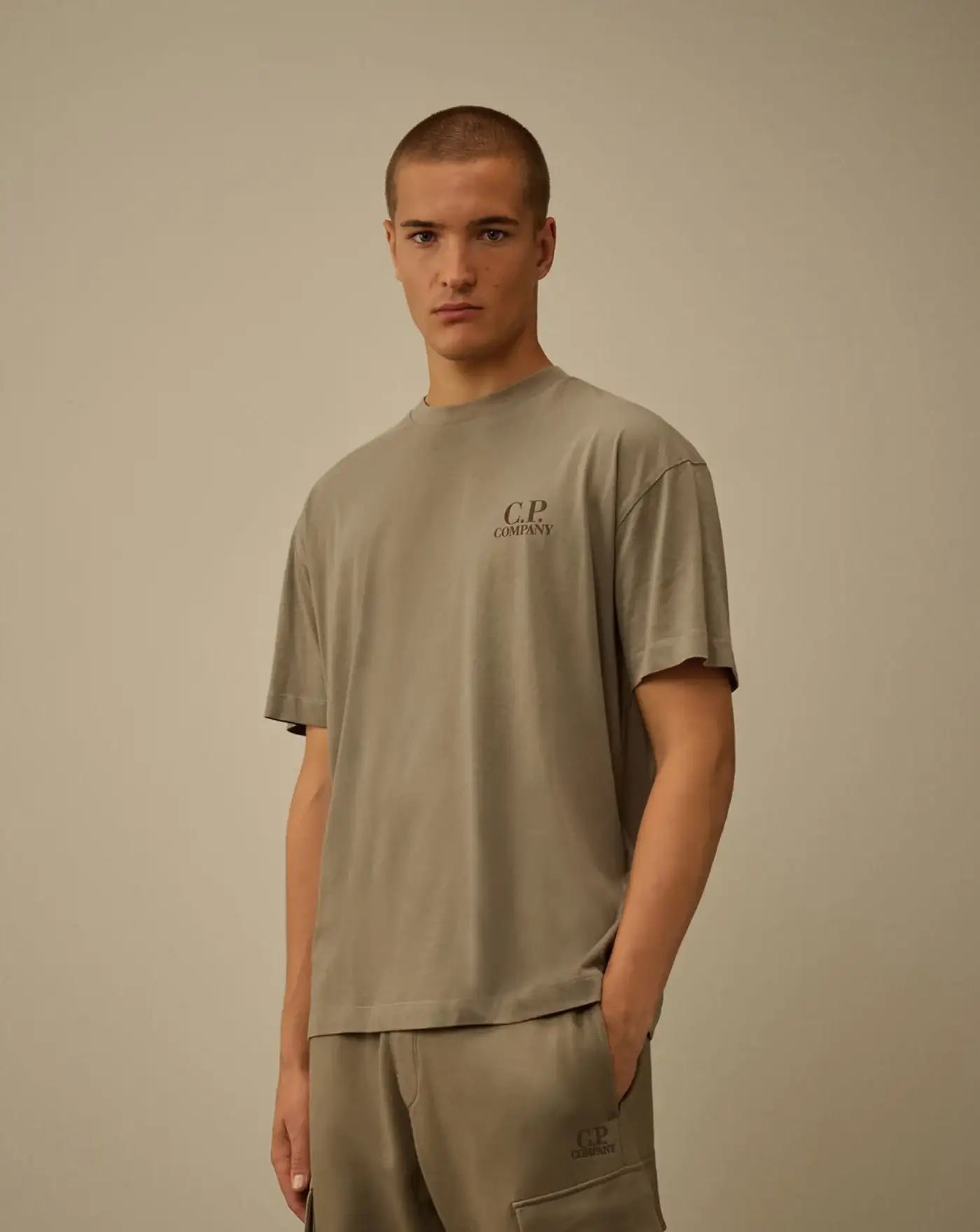 Camiseta C.P. Company 30/1 Jersey 19CMTS103A005100W 356 C.P. COMPANY
