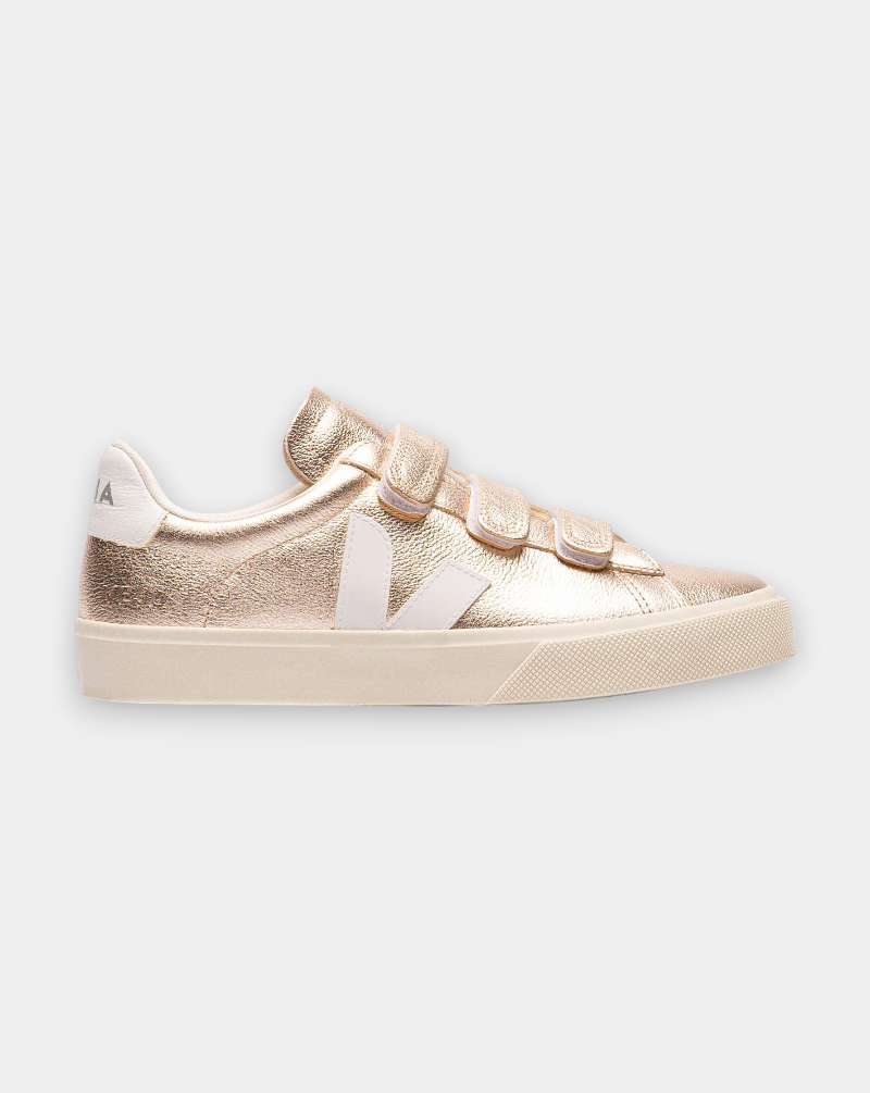 Zapatillas Veja Recife Logo Leather Platine White RC0502418A PLATINE WHITE VEJA