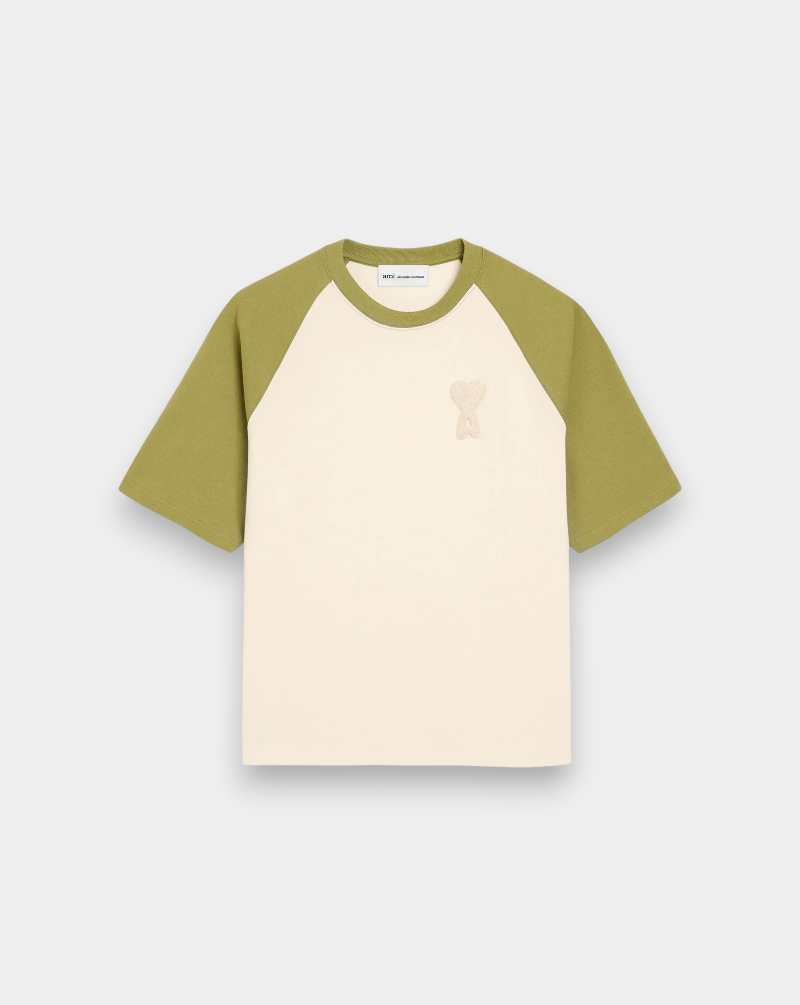 Camiseta Ami Paris Bicolor UTS379726 A041 AMI PARIS