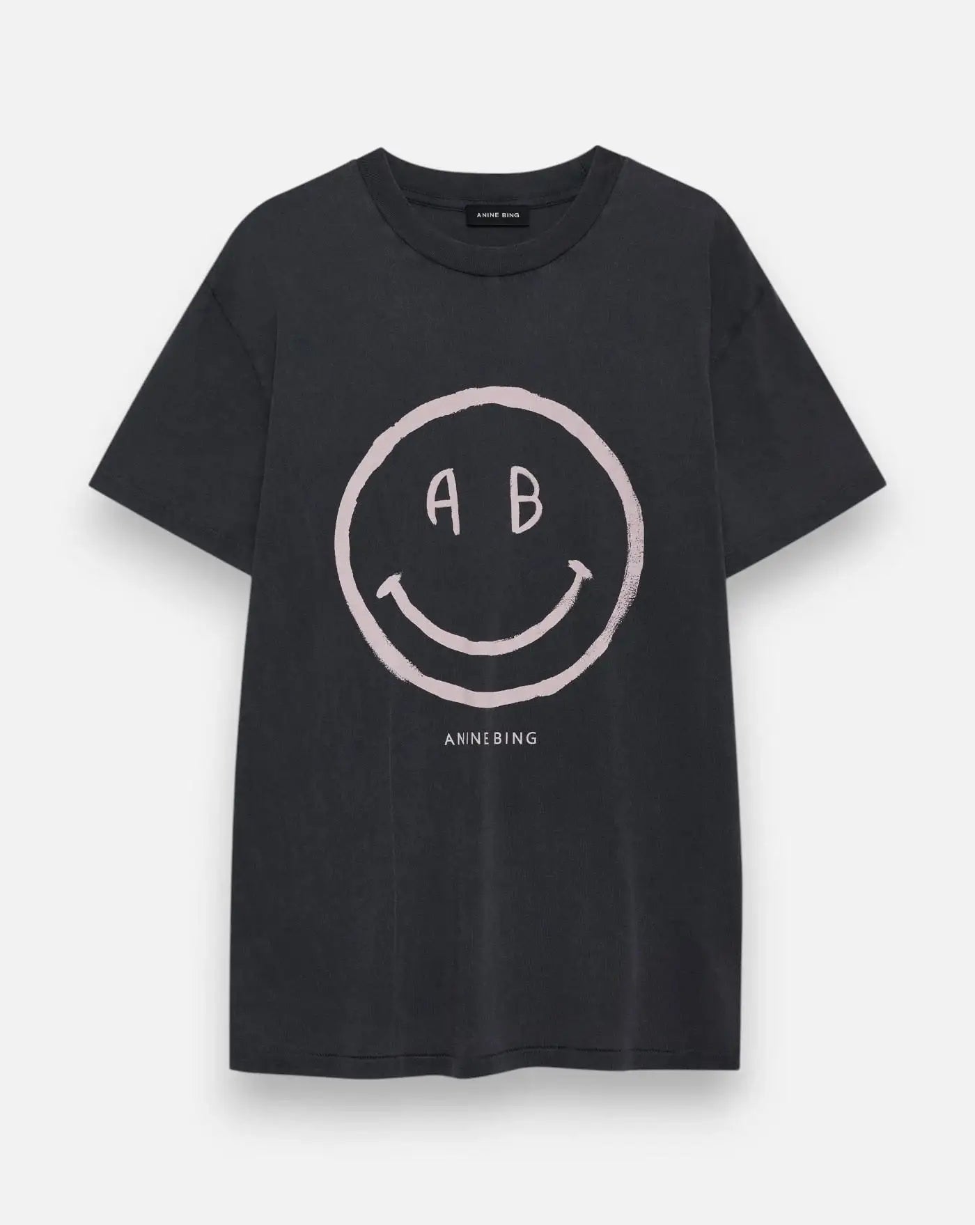 Camiseta Anine Bing CADE TEE SMILEY - WASHED GREY A0812928WHG1 WASHED GREY ANINE BING