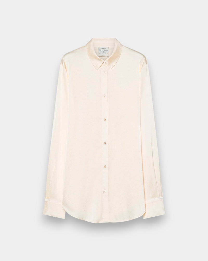Camisa Forte Forte Essential Heavy Stretch Silk Satin 9934 3100 FORTE FORTE