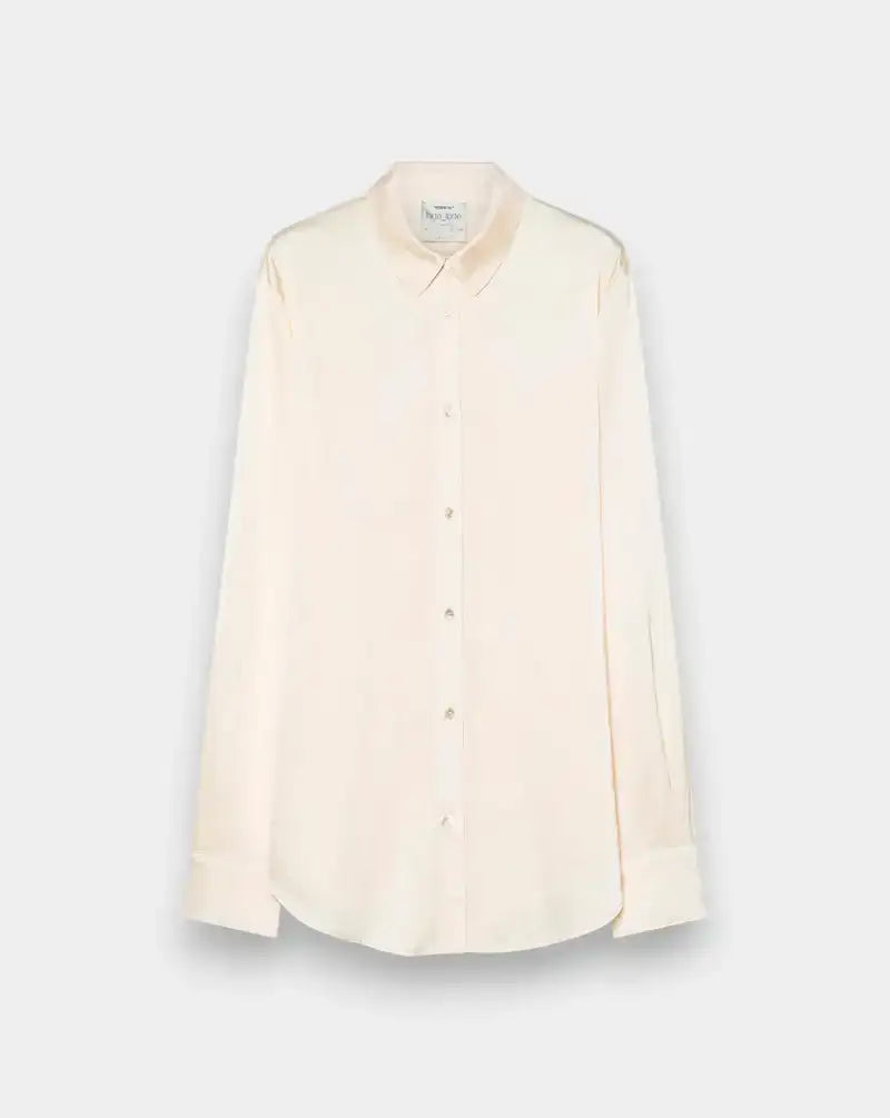 Camisa Forte Forte Essential Heavy Stretch Silk Satin 9934 3100 FORTE FORTE