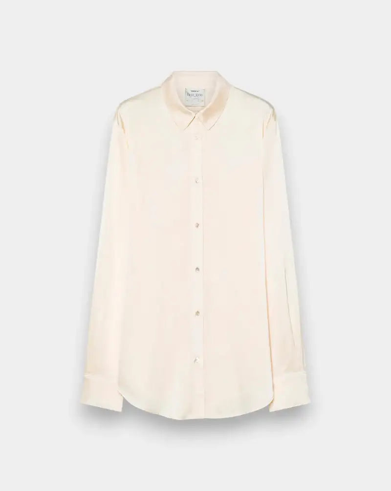 Camisa Forte Forte Essential Heavy Stretch Silk Satin 9934 3100 FORTE FORTE