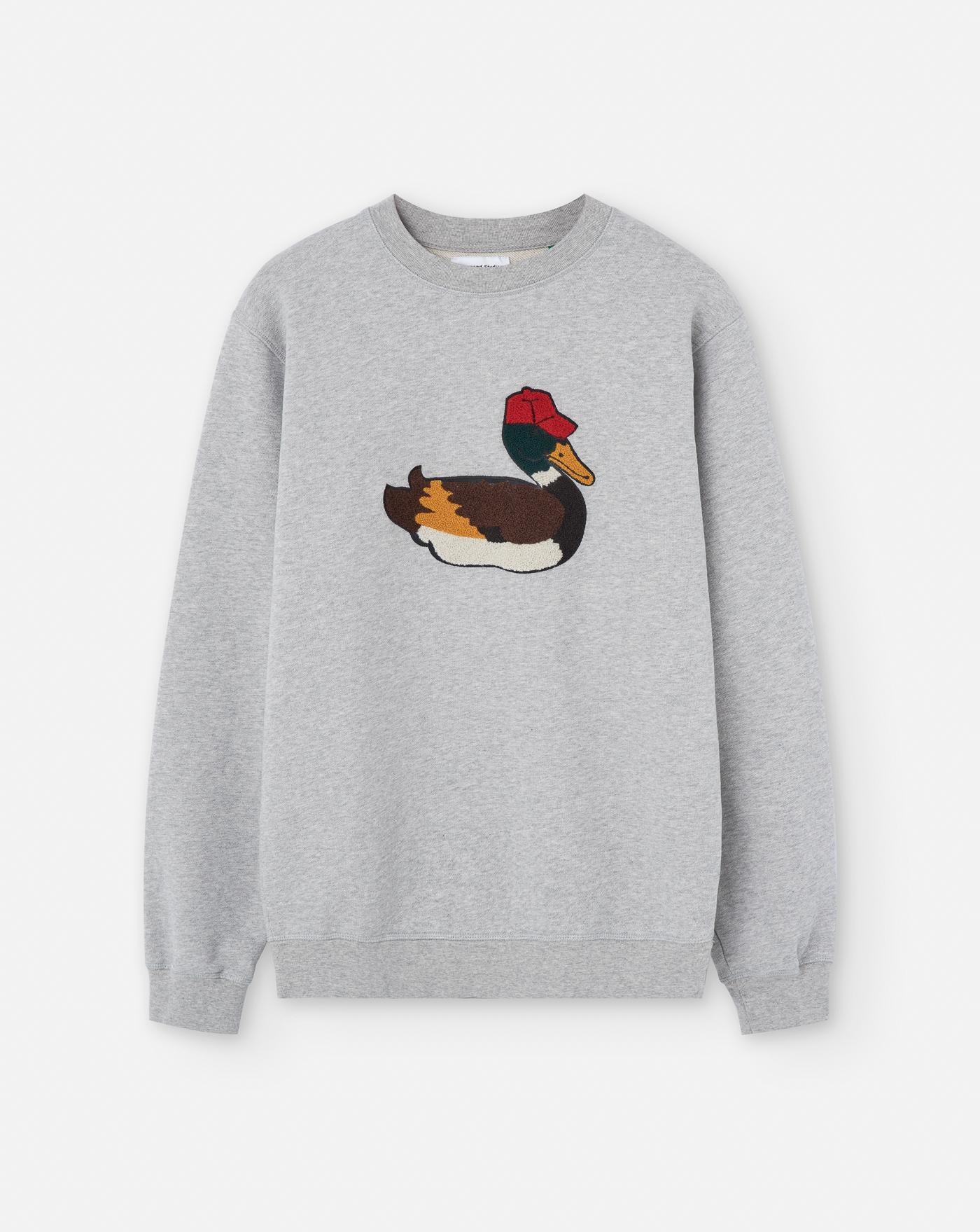 Sudadera Edmmond Studios Duck Hunt 1254001840 PLAIN GREY MELANGE EDMMOND