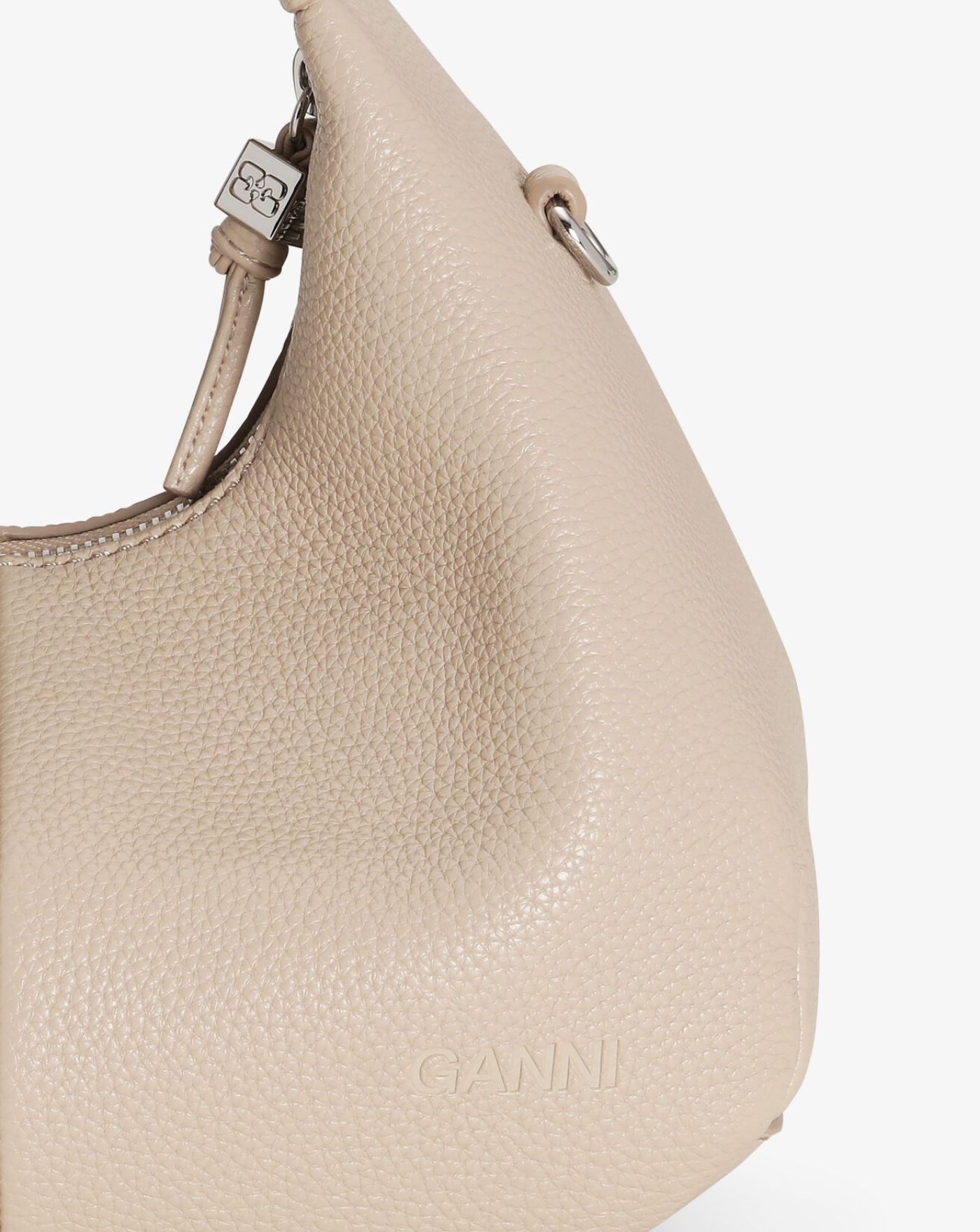 Bolso Ganni Hobo Grained A6978 686 GANNI