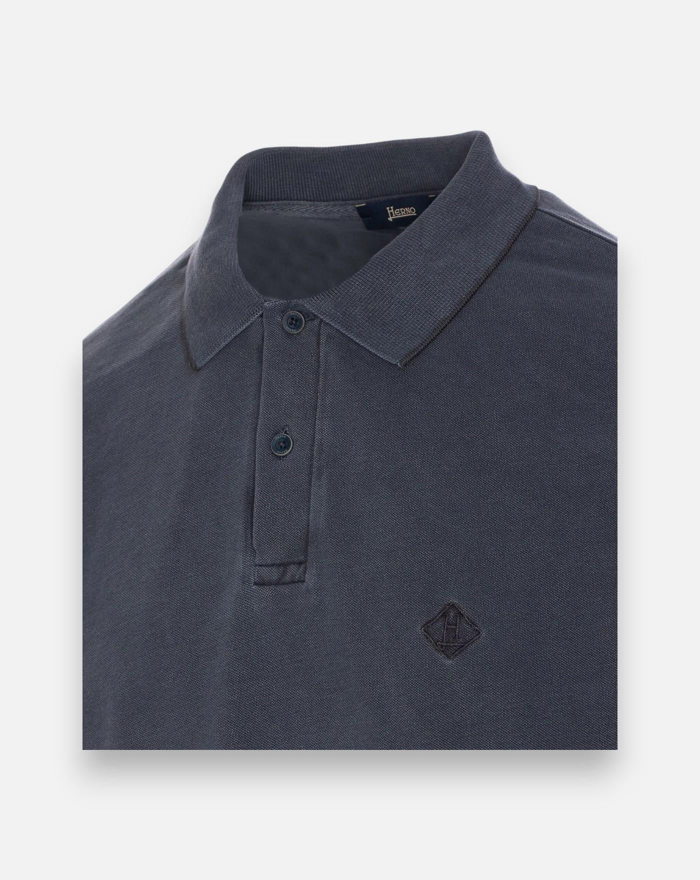 Polo Herno Knitted Polo Shirt JPL00134U 540069200 HERNO