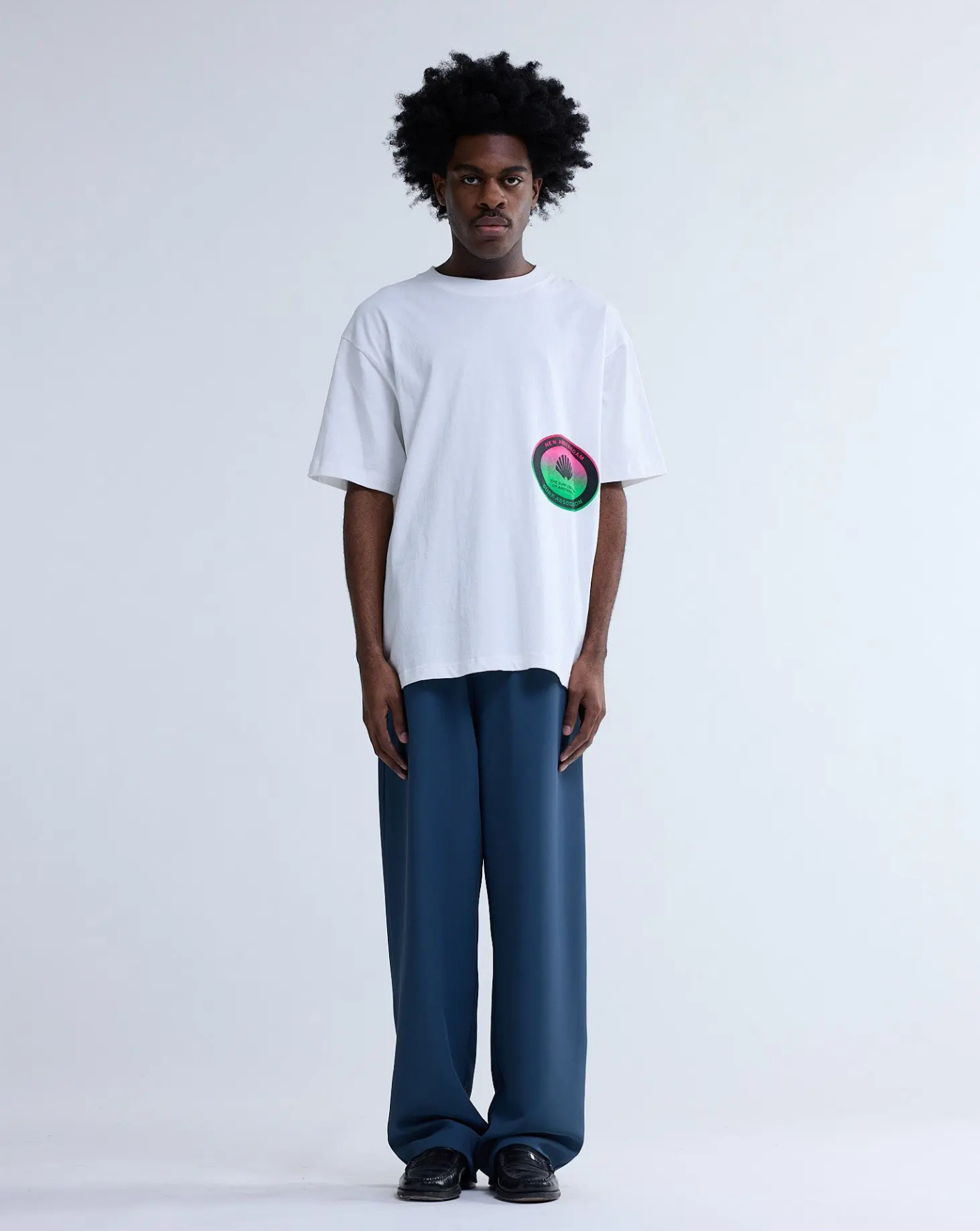 Camiseta New Amsterdam Surf Centre 2601077002 WASHED WHITE NEW AMSTERDAM