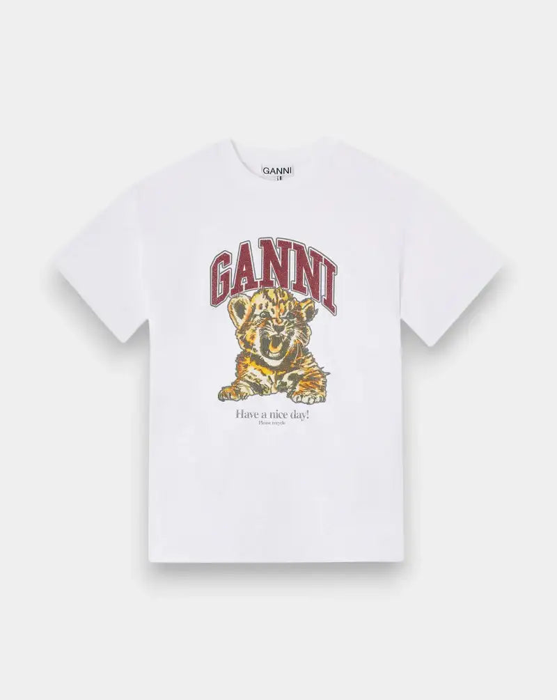 Camiseta Ganni Baby Tiger A1050060 151 GANNI