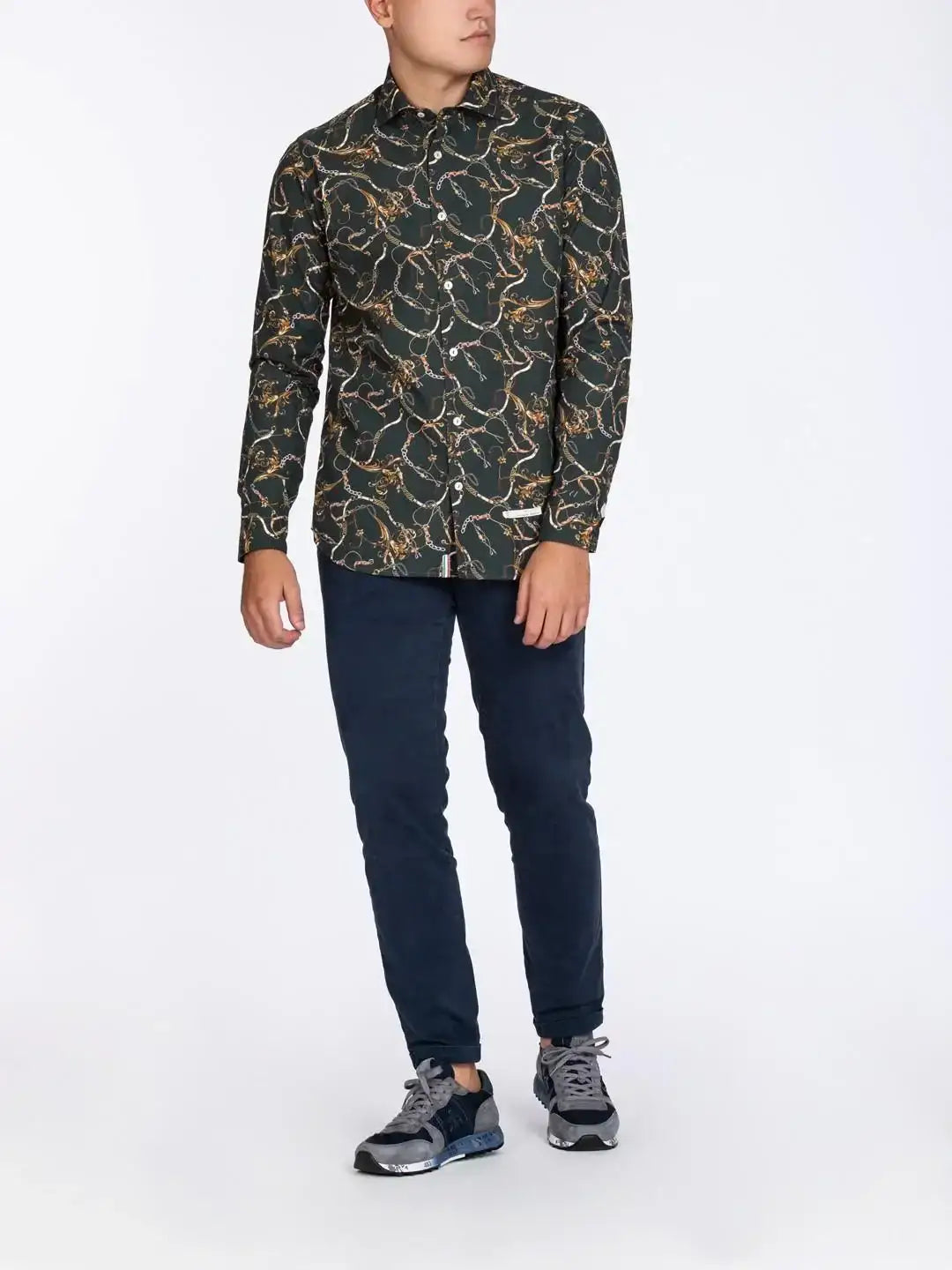 Camisa Tintoria Mattei Estampado 1RCWNJWFU1 60 TINTORIA MATTEI