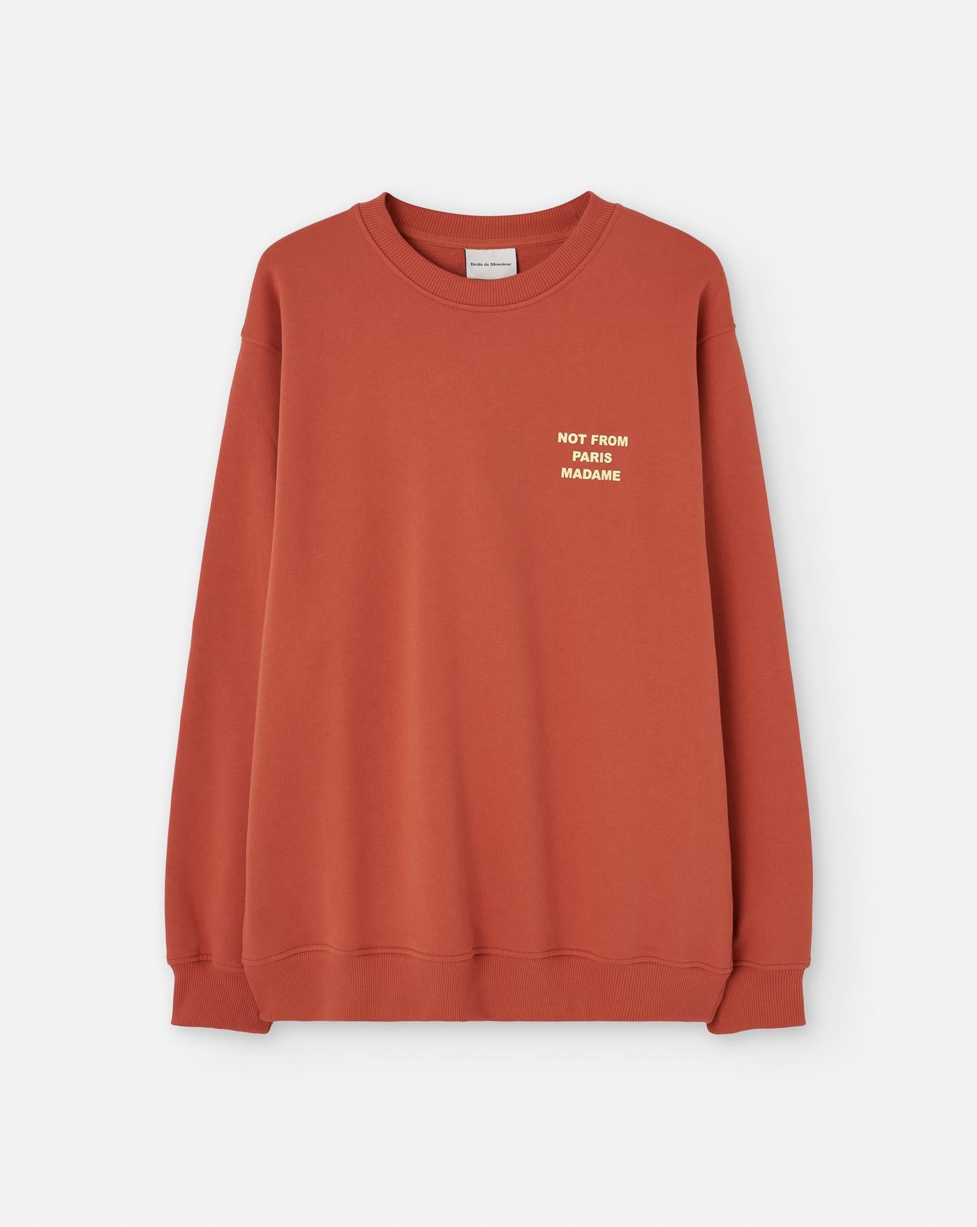 Sudadera Drole de Monsieur Le Sweatshirt Slogan SW149 CO127 RT DROLE DE MONSIEUR