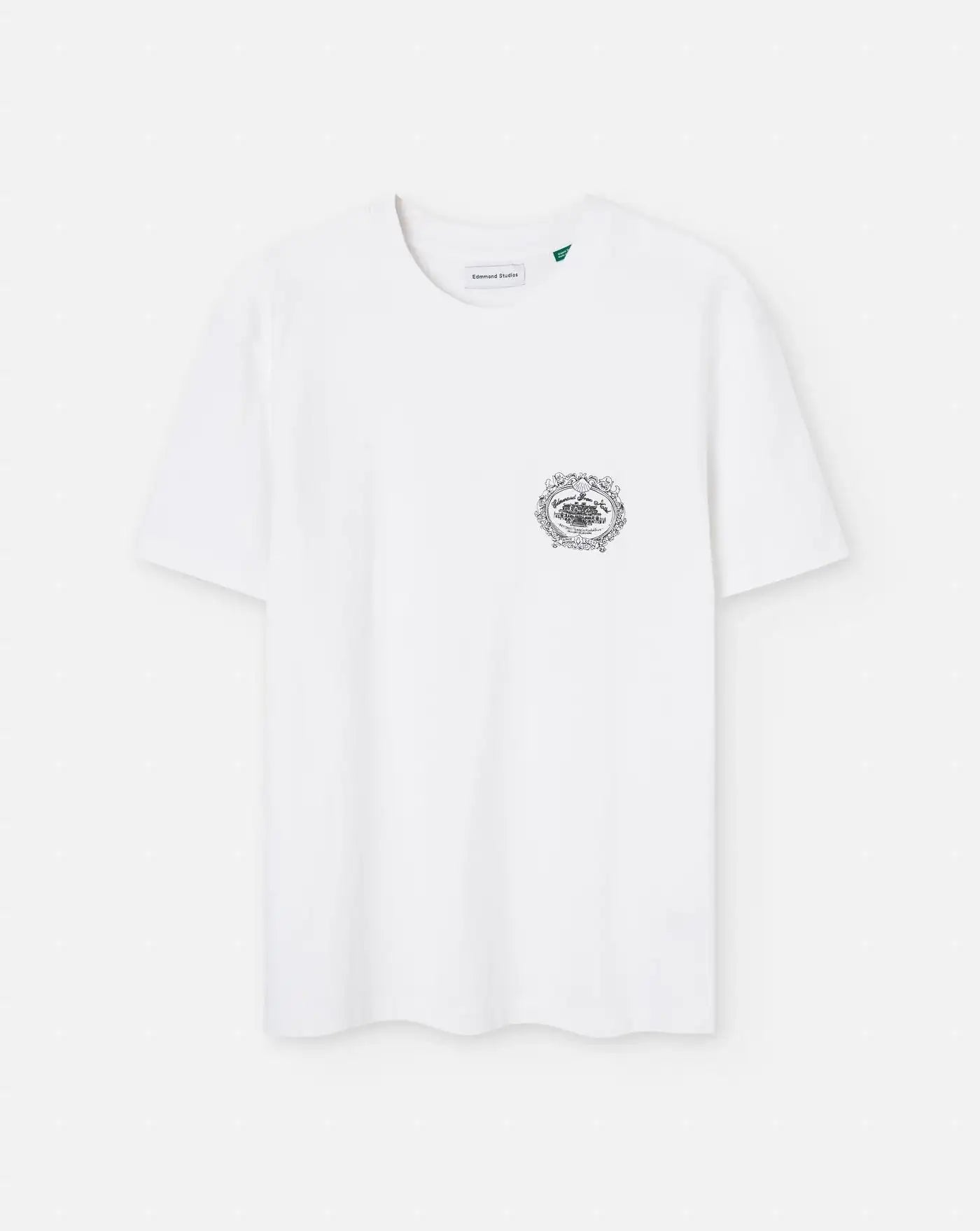 Camiseta Edmmond Lounge Bar 1253010000 PLAIN WHITE EDMMOND