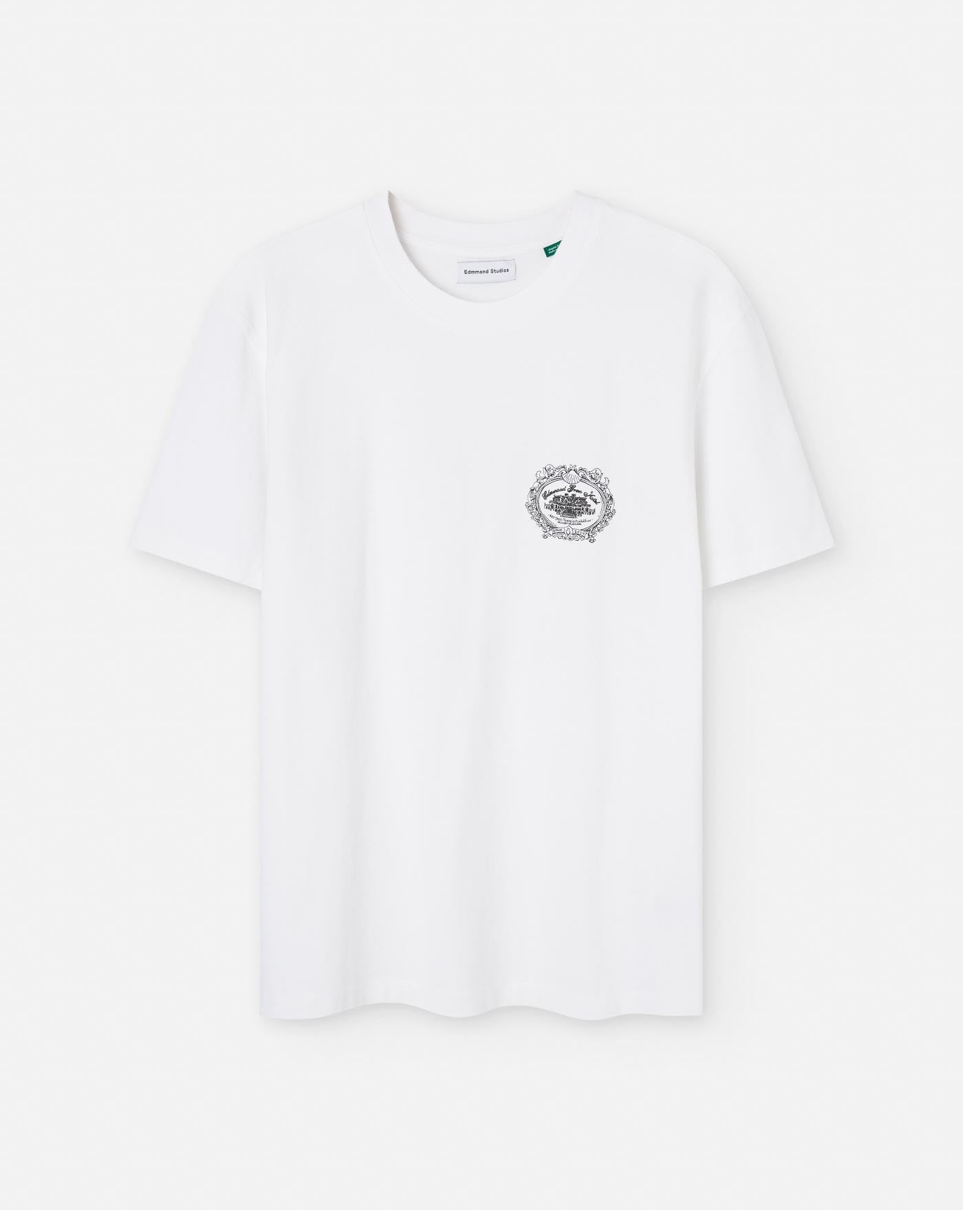 Camiseta Edmmond Lounge Bar 1253010000 PLAIN WHITE EDMMOND