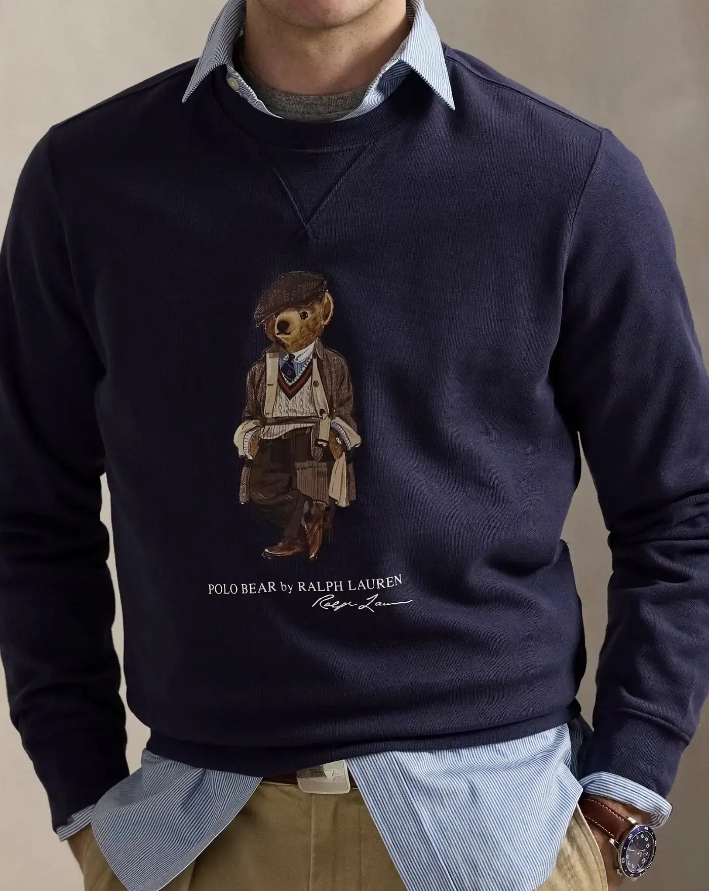 Sudadera Polo Ralph Lauren Bear 710980305001 FADED BLUE POLO RALPH LAUREN