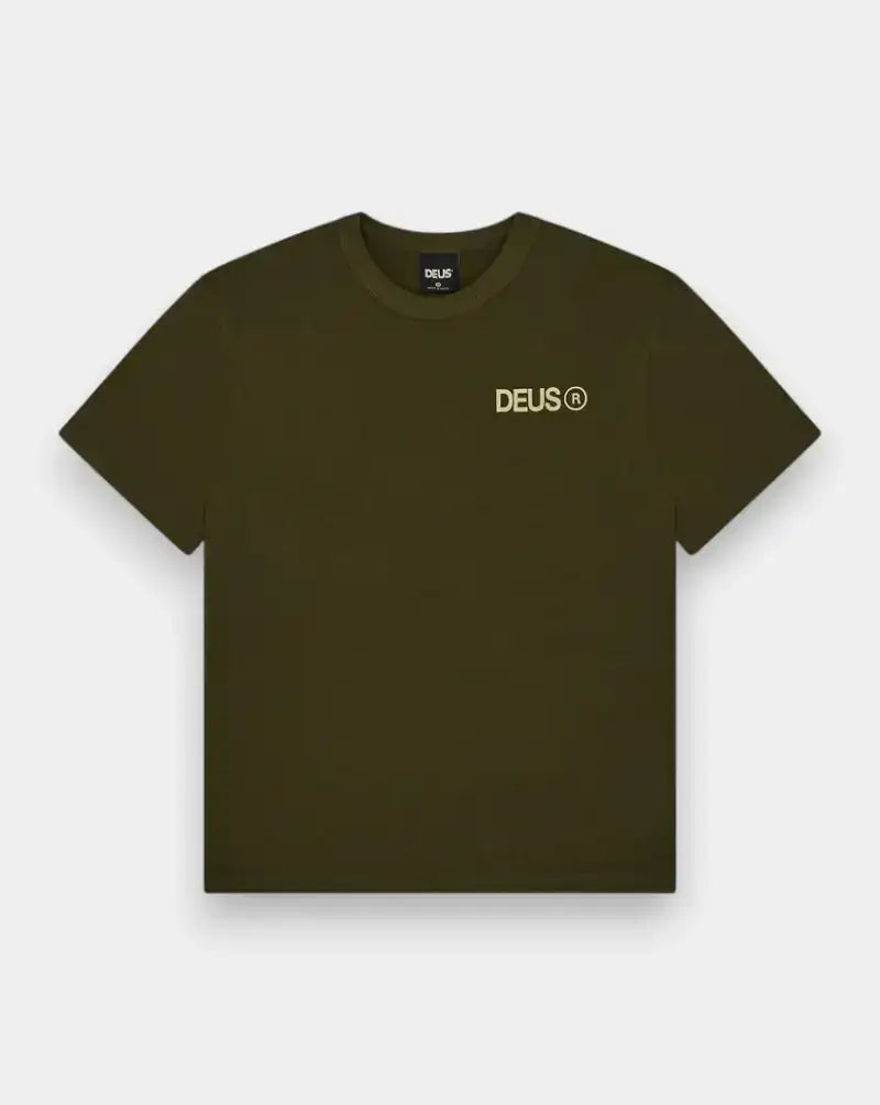 Camiseta Deus Ex Machina Beams Tee DMF251271C DARK OLIVE DEUS EX MACHINA
