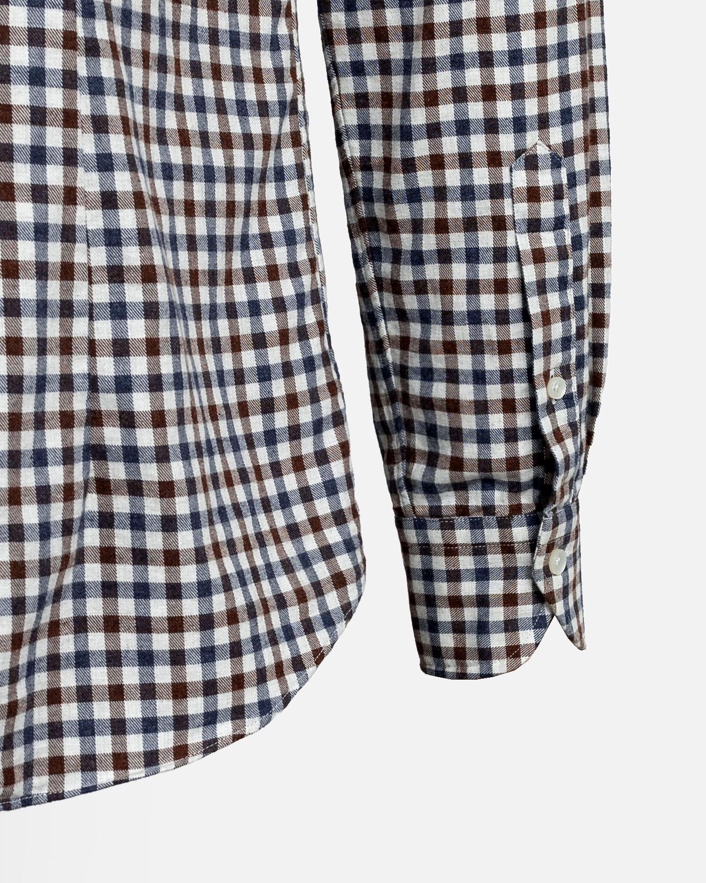 Camisa Xacus Washed 51345.001 768MLBROWN/BLUE/WHITE XACUS