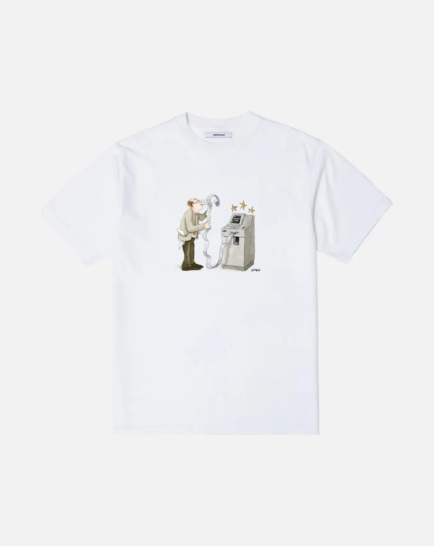 Camiseta Edmmond Cash 3263020000 PLAIN WHITE EDMMOND
