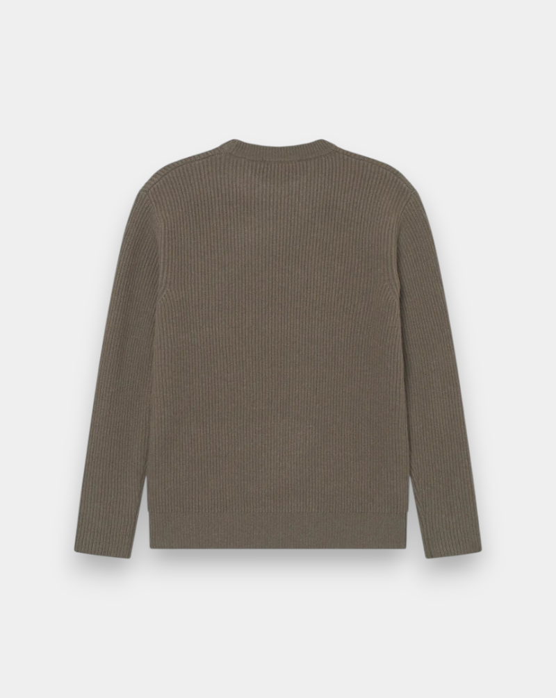 Jersey Les Deux Eddie Wool Rib Crewneck Knit 1000471 826 LES DEUX