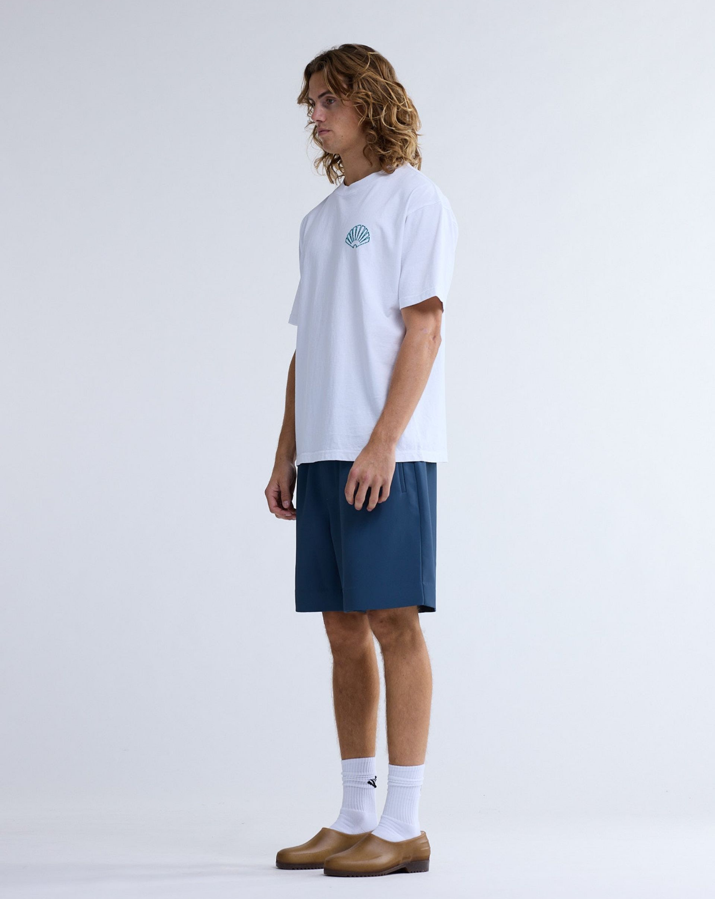 Camiseta New Amsterdam Logo Tee 2601063001 WHITE/SEA GREEN NEW AMSTERDAM