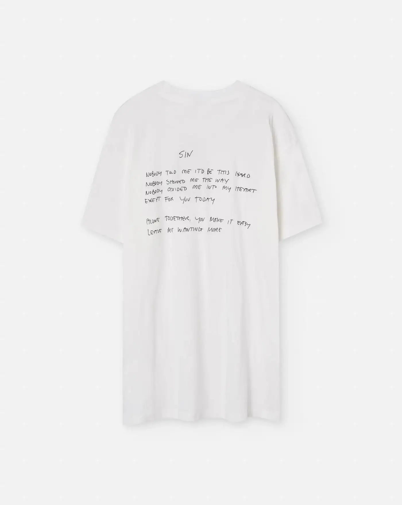 Camiseta Anine Bing Walker Tee Lyrics A0810771IVY1 IVORY ANINE BING