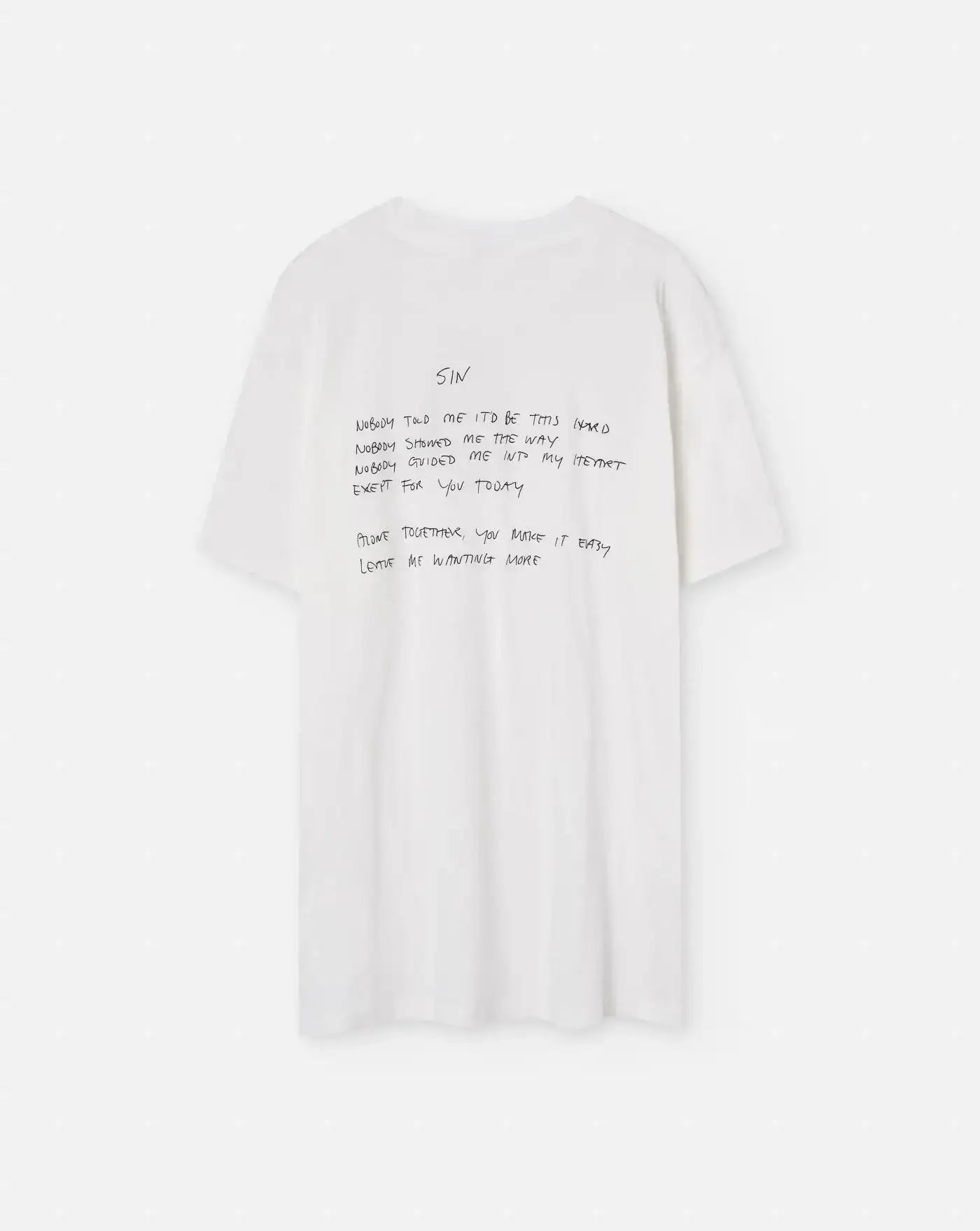Camiseta Anine Bing Walker Tee Lyrics A0810771IVY1 IVORY ANINE BING