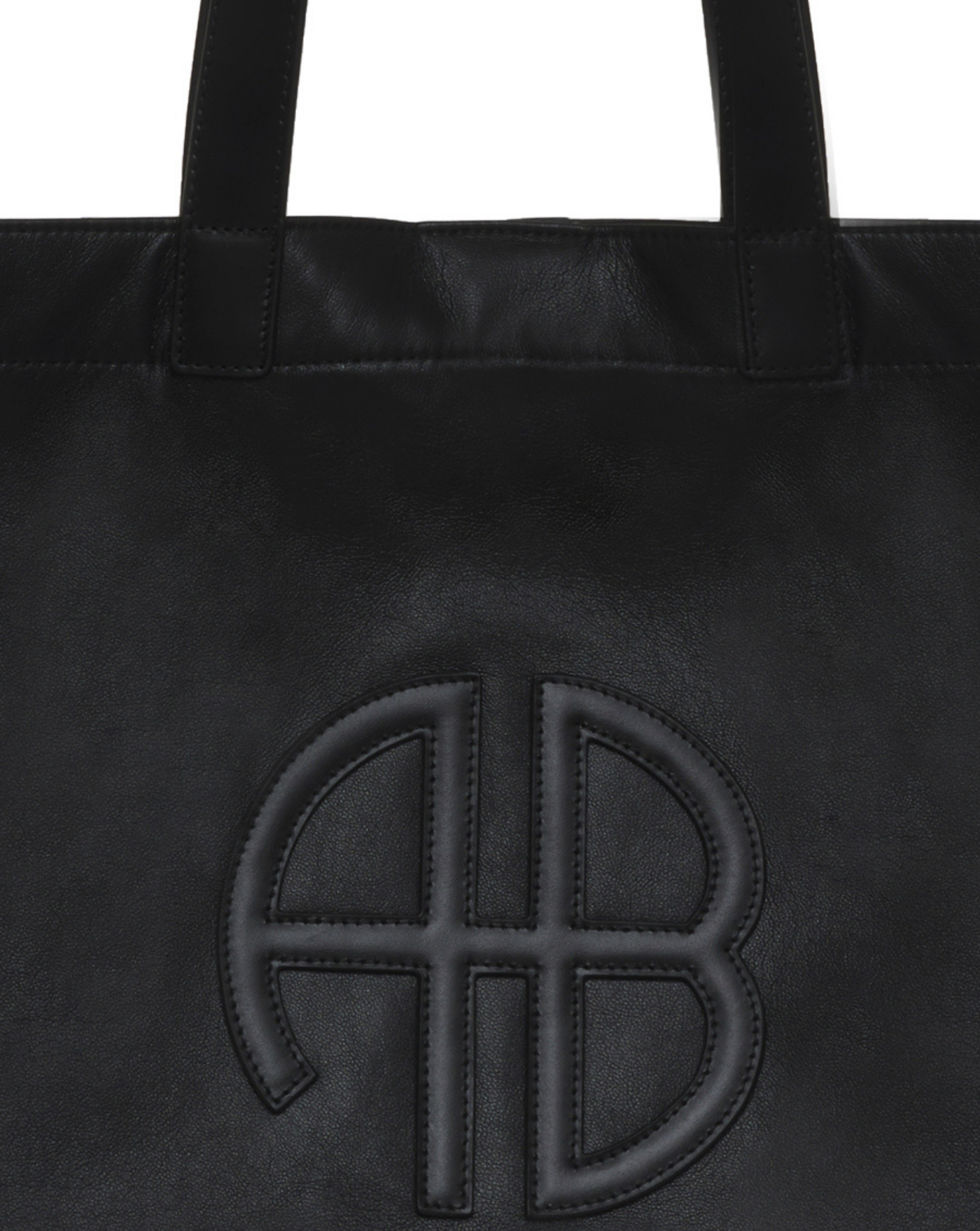 Bolso Anine Bing LARGE RIO TOTE - BLACK RECYCLED LEATHER A132148005 BLACK ANINE BING