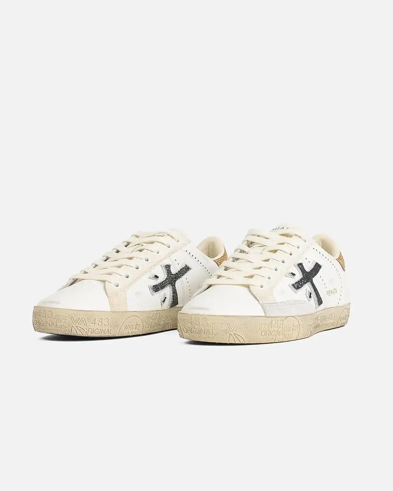 Zapatillas Premiata Stevend Var 6664 STEVEND 6664 WHITE/BEIGE/GOLD PREMIATA