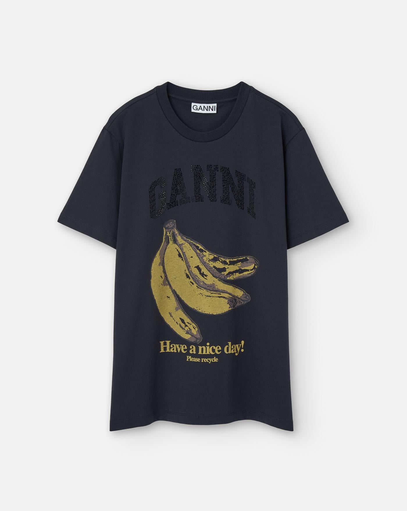 Camiseta Ganni Banana T4238 252 GANNI