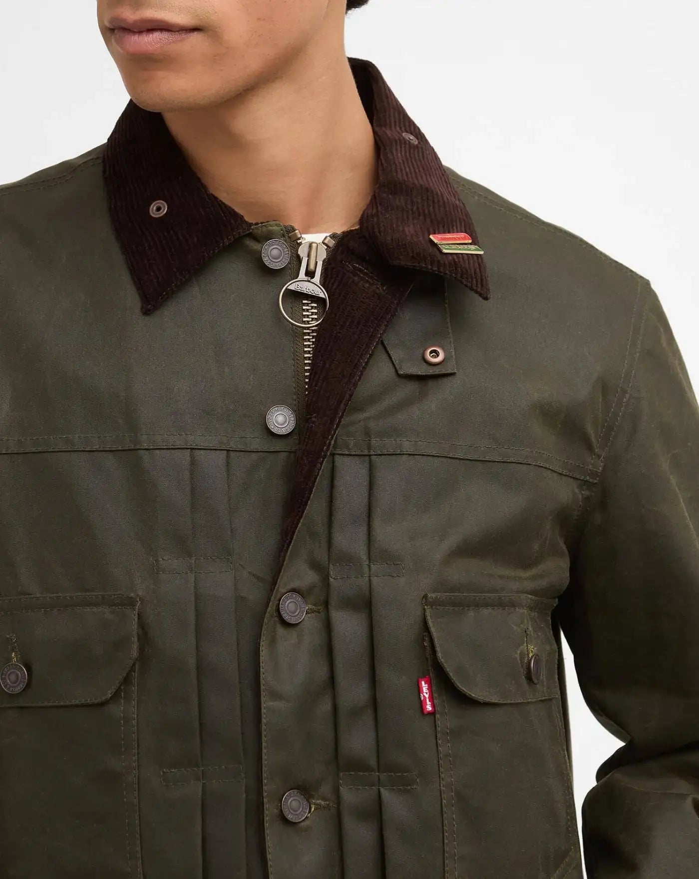 Chaqueta Barbour x Levi's Type II Waxed Jacket MWX2522OL 51 BARBOUR