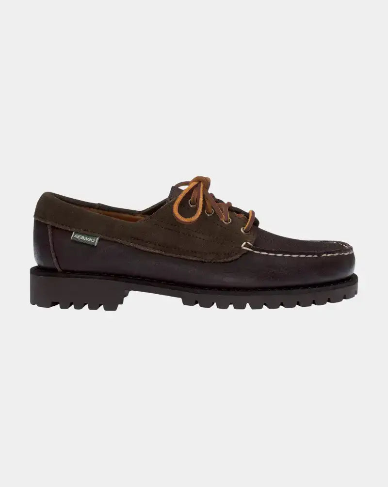 Zapatos Sebago Askook Lug Suede Tumb 77123CW BROWN SEBAGO