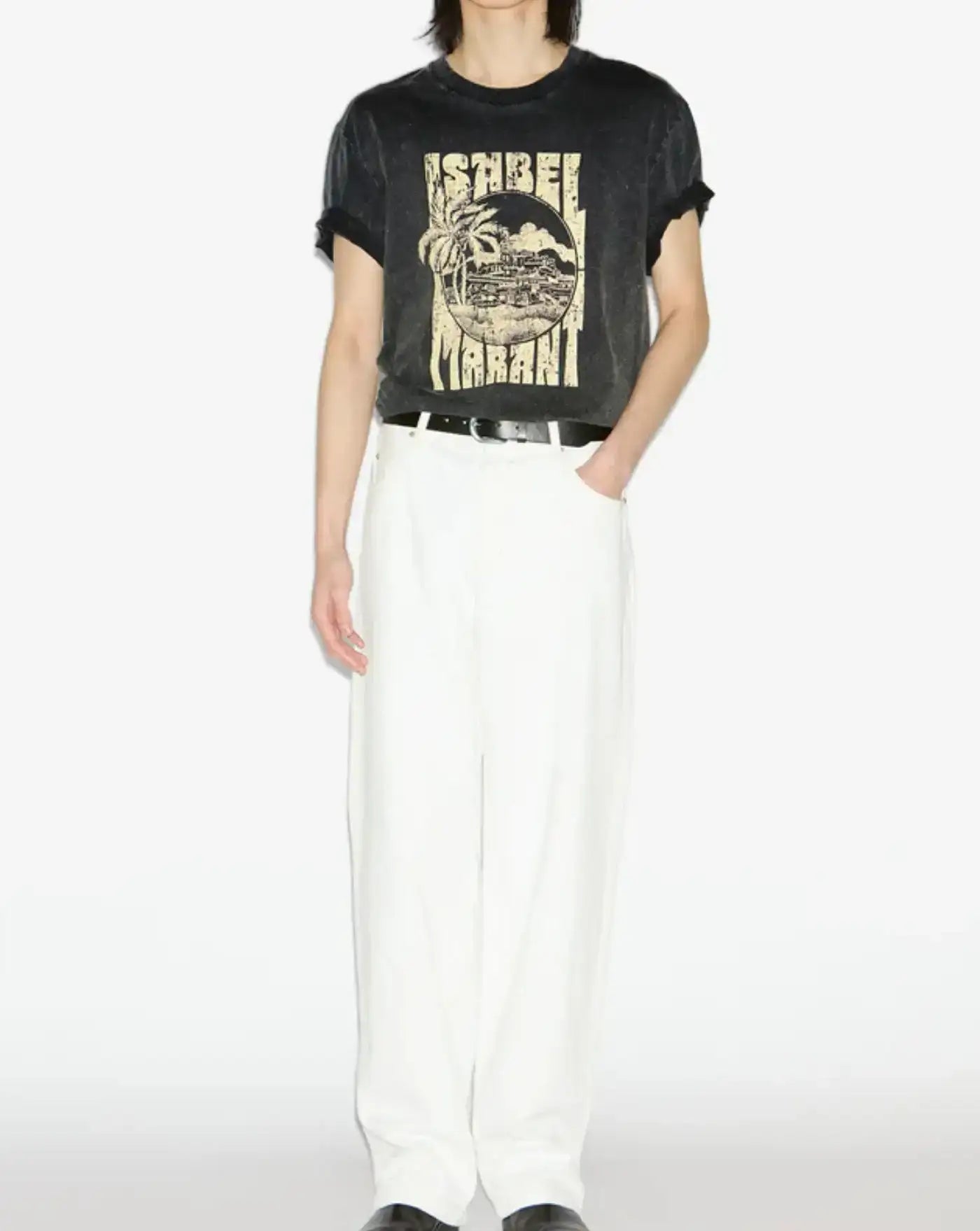 Camiseta Isabel Marant Honore TS0052HB C3N09H 02FK ISABEL MARANT