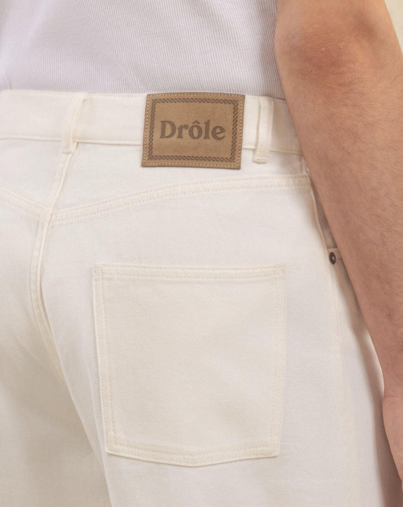 Pantalones Drole de Monsieur Jean Straight Off White BP199 CO285 OW DROLE DE MONSIEUR