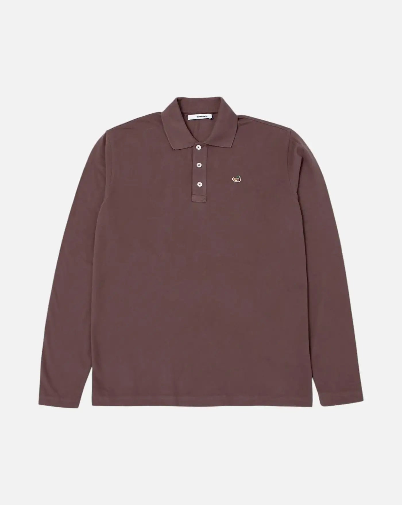 Polo Edmmond Duck LS 3262001790 PLAIN CHOCOLATE EDMMOND