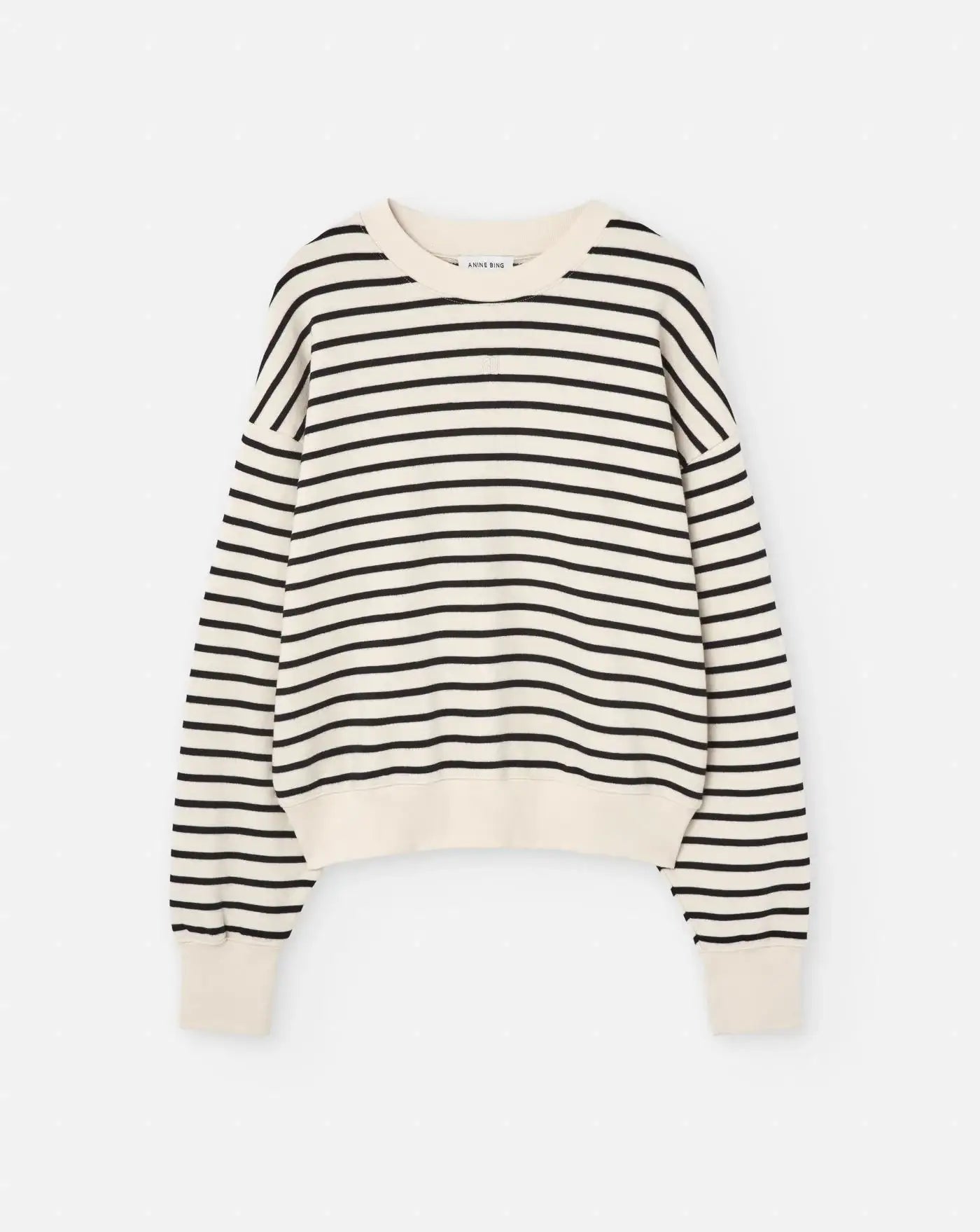 Sudadera Anine Bing Dean A0811436 WHITE BLACK ANINE BING