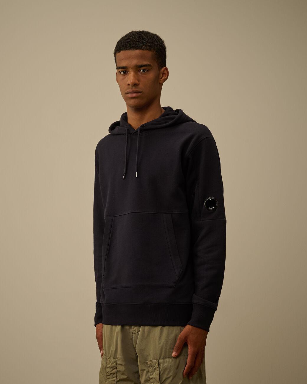 Sudadera C.P.Company Sweatshirt Hooded in Diagonal Raised Fleece RCCMSS714A005086W 888 C.P. COMPANY
