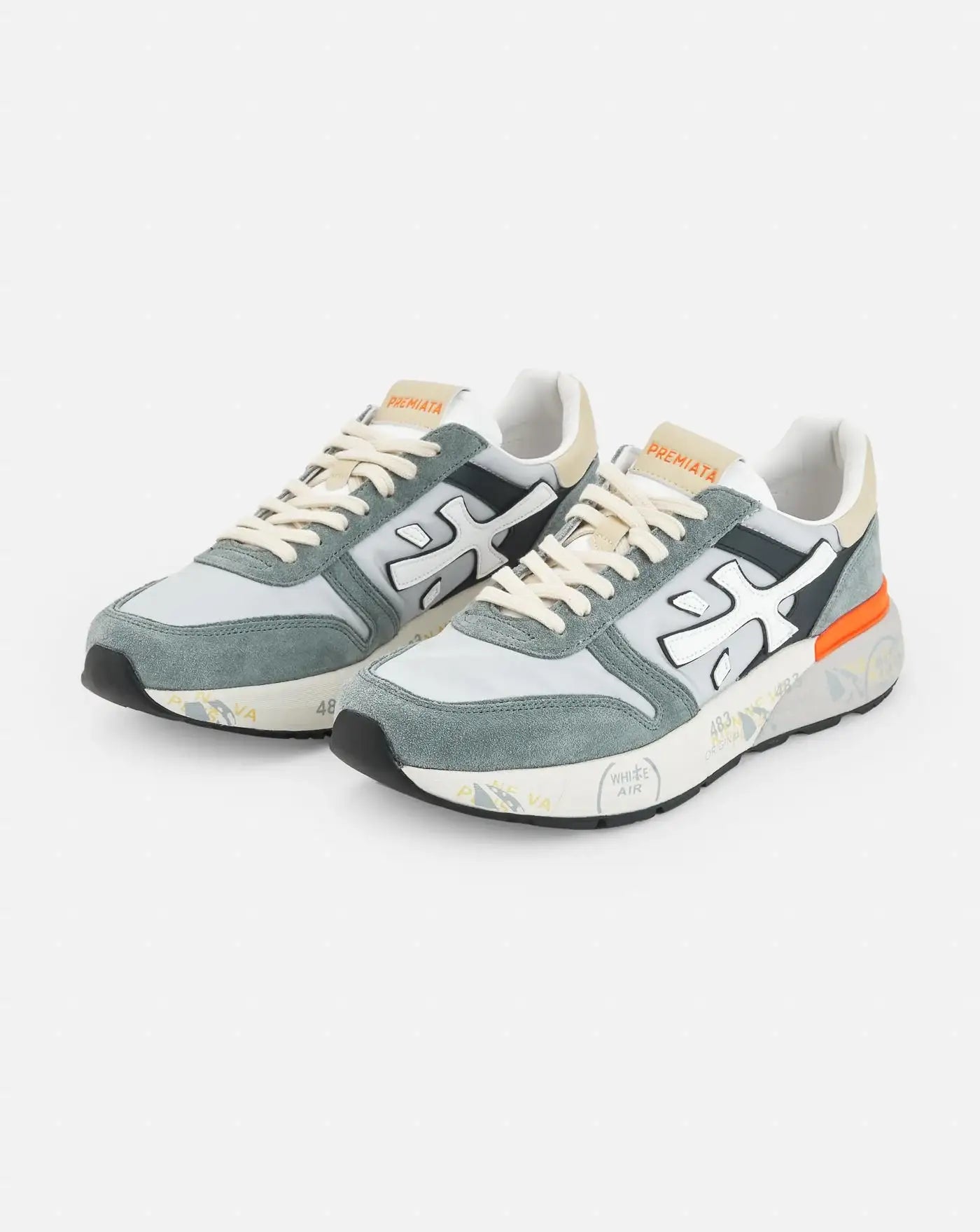 Zapatillas Premiata Mick Var 7245 MICK VAR 7245 GREY/WHITE PREMIATA
