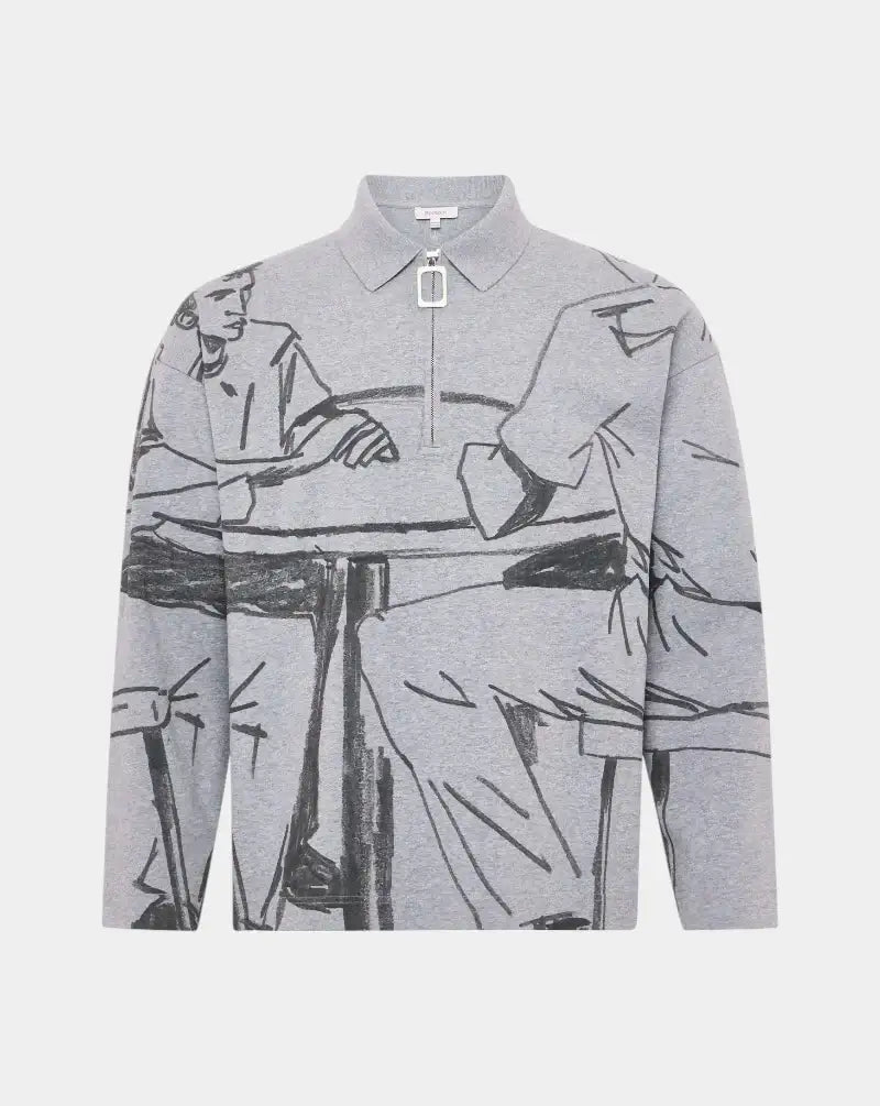 Polo Jw Anderson Printed Rugby JO0274PG1755 945 JW ANDERSON