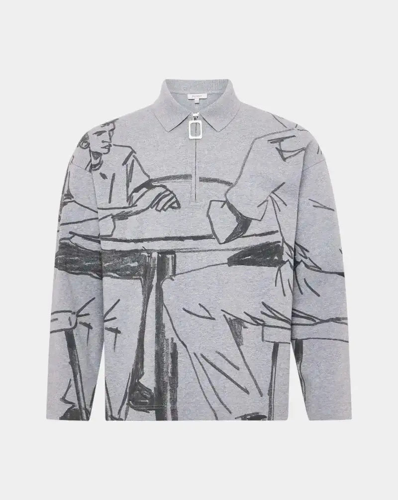 Polo Jw Anderson Printed Rugby JO0274PG1755 945 JW ANDERSON