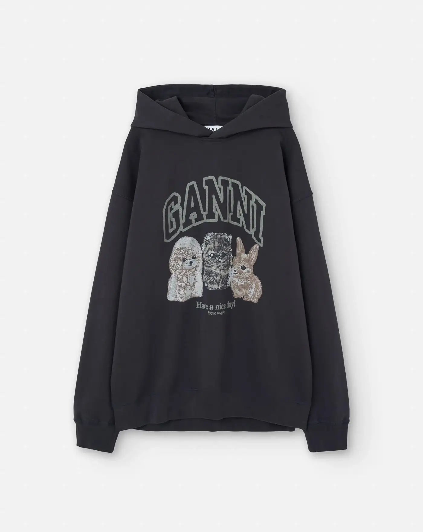 Sudadera Ganni Animals T4270 252 GANNI