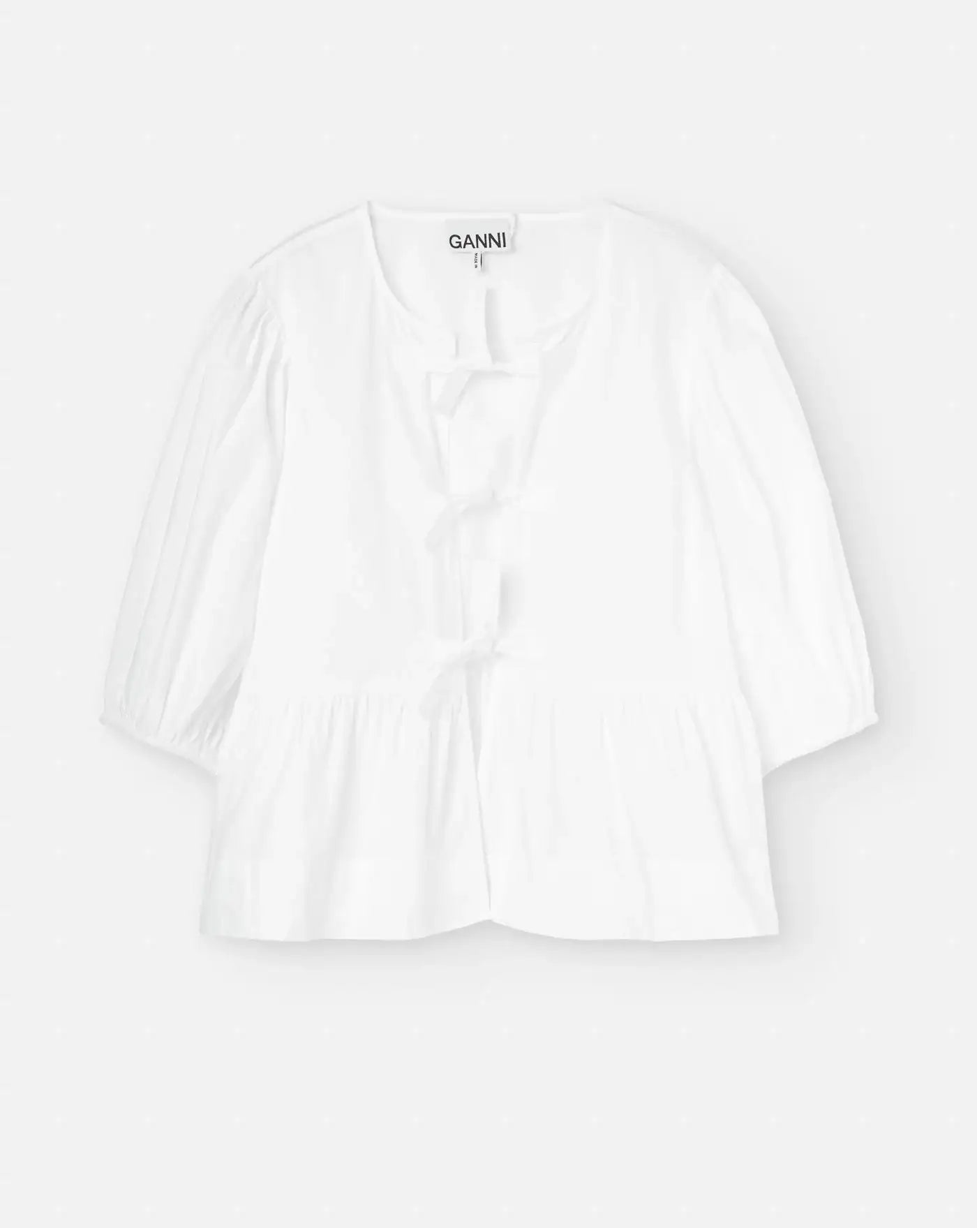 Blusa Ganni Peplum F7364 151 GANNI