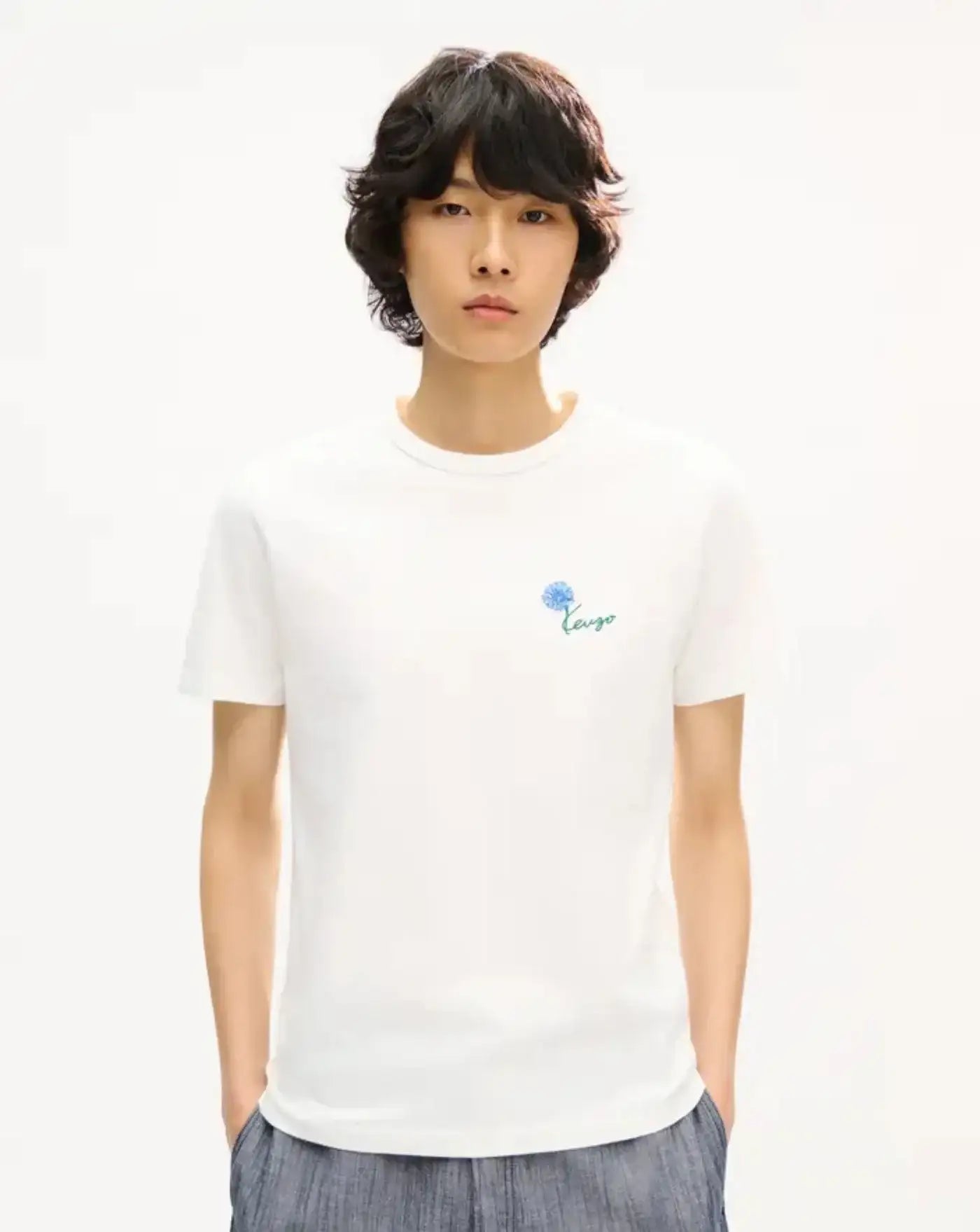 Camiseta Kenzo Tulip FG65TS1624SG 02 OFF WHITE KENZO