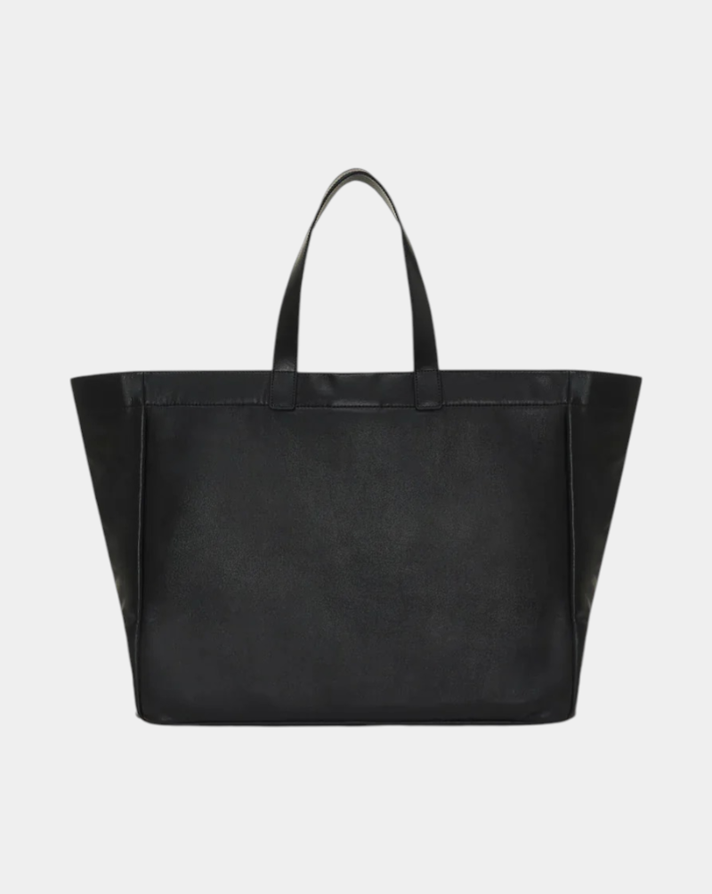 Bolso Anine Bing Large Rio Tote A132148 005BLACK RECYCLED LEATHER ANINE BING