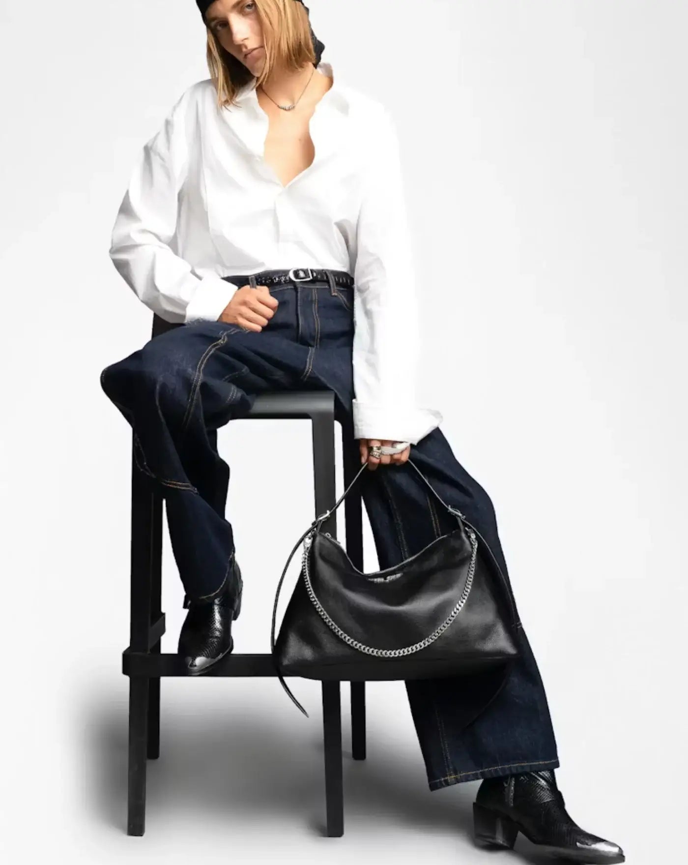 Bolso Zadig & Voltaire Jim Grained LWBA04310 011 ZADIG & VOLTAIRE